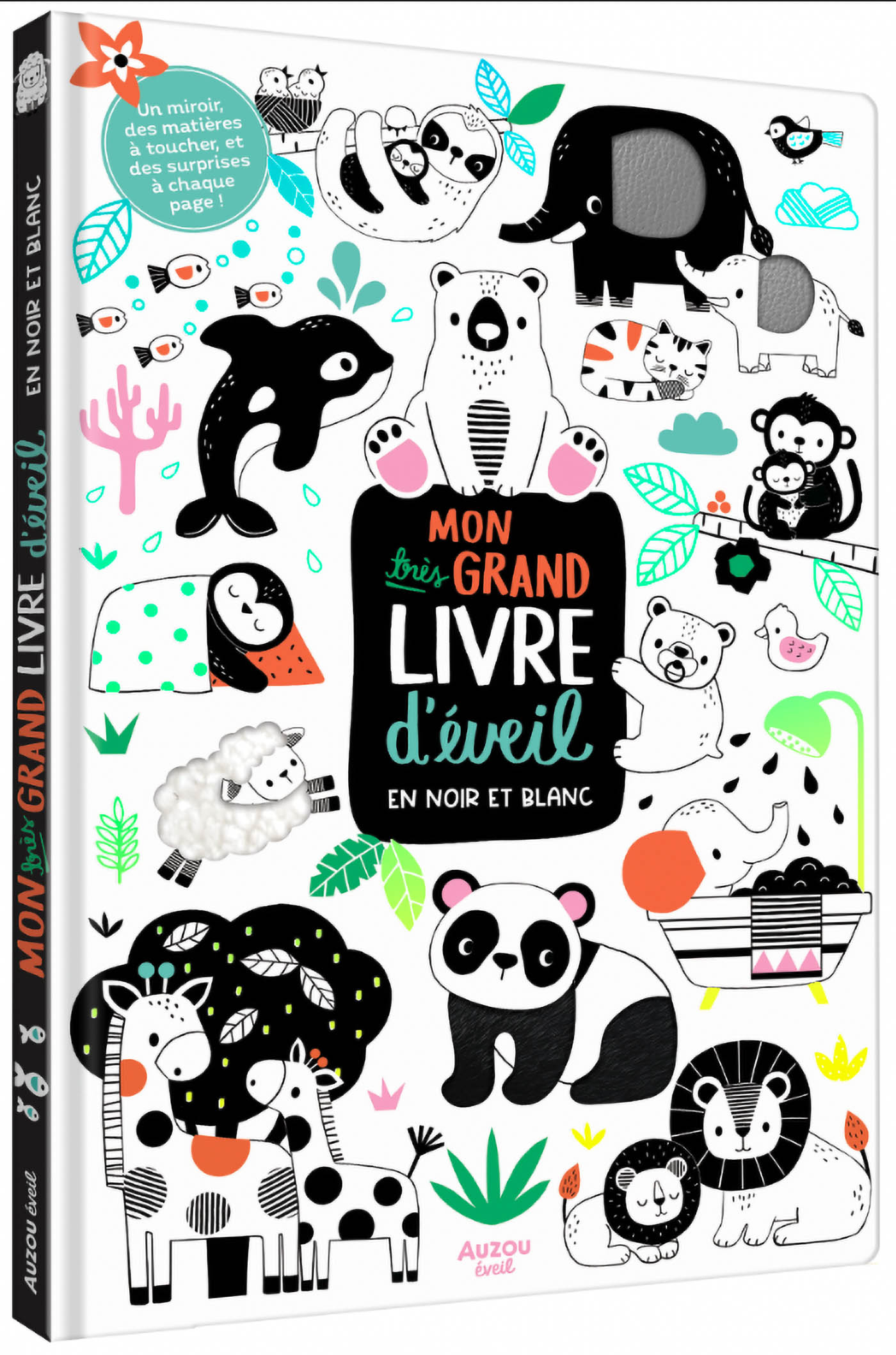 Mon Très Grand Livre D'éveil : En Noir Et Blanc