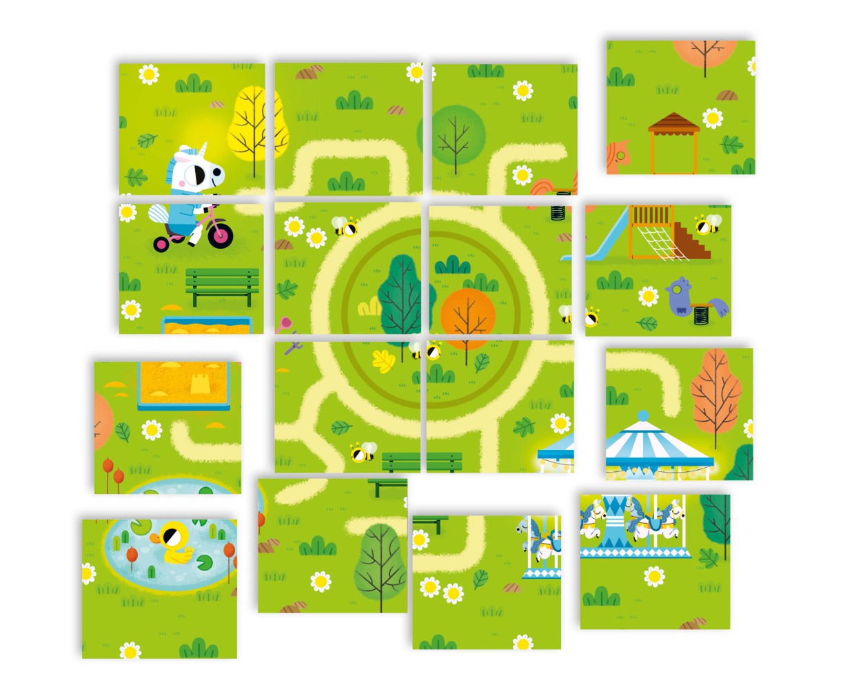 NE Pochette jeux - En route