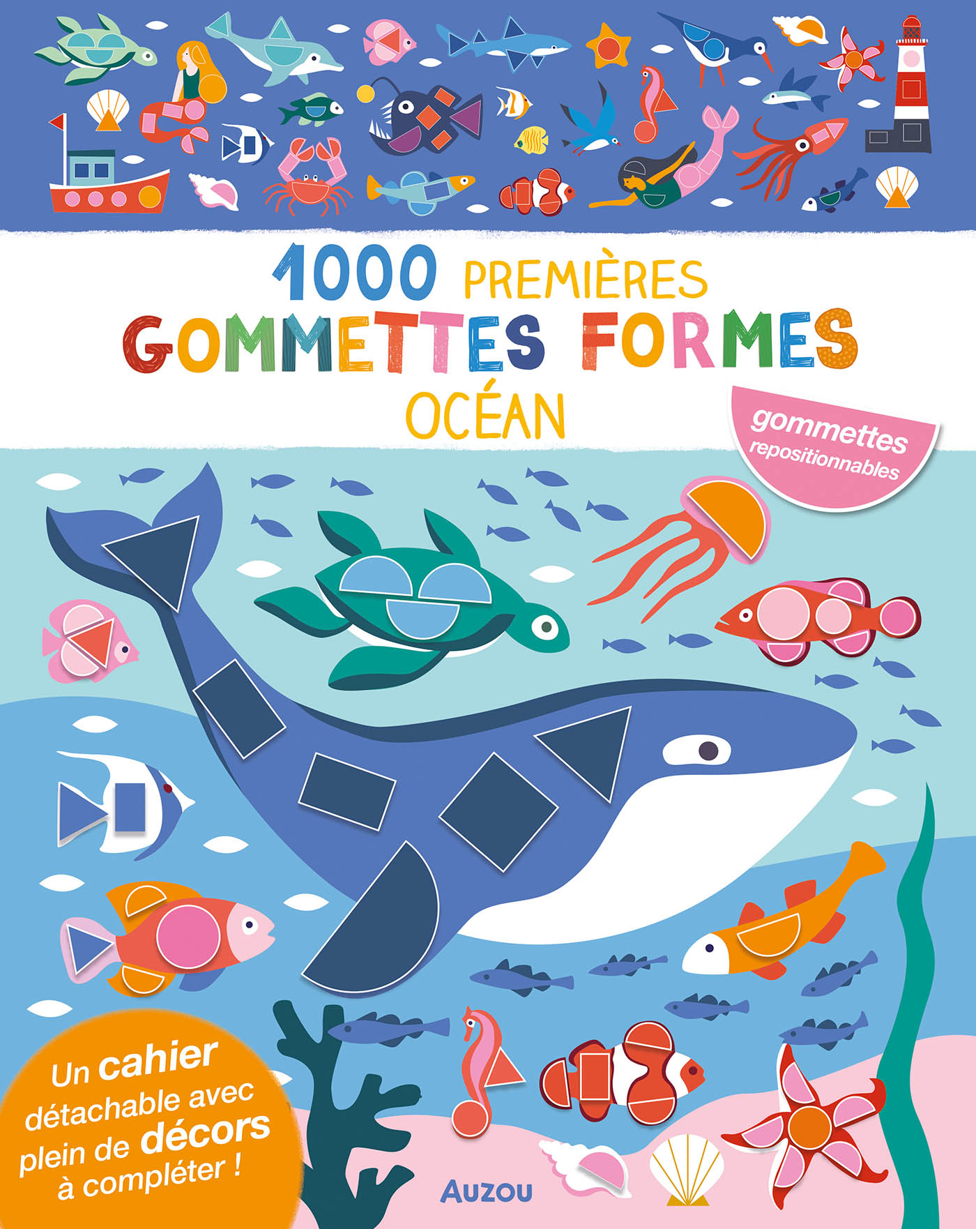 1000 Premières Gommettes Formes Océan