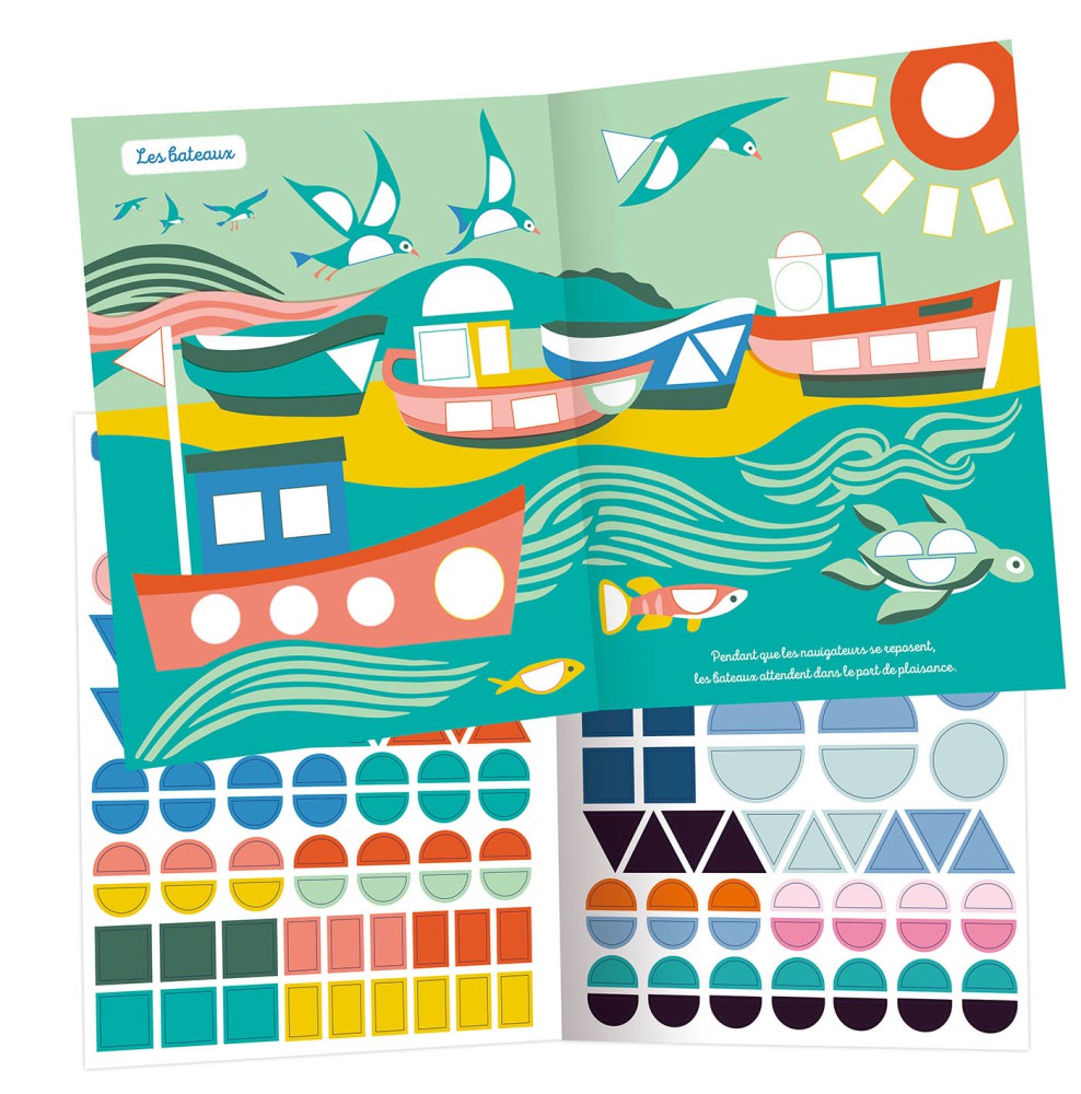 1000 PREMIERES GOMMETTES FORMES : OCEAN