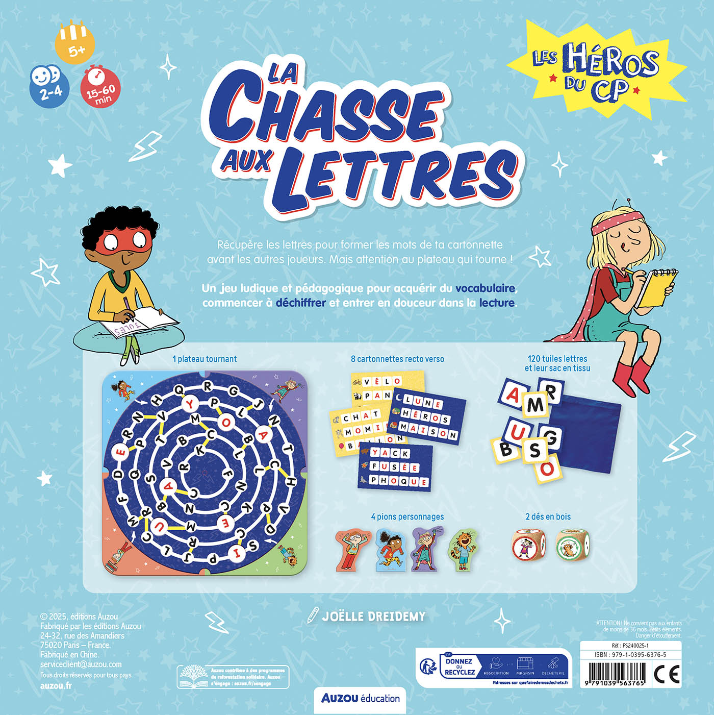 LA CHASSE AUX LETTRES - LES HEROS DU CP