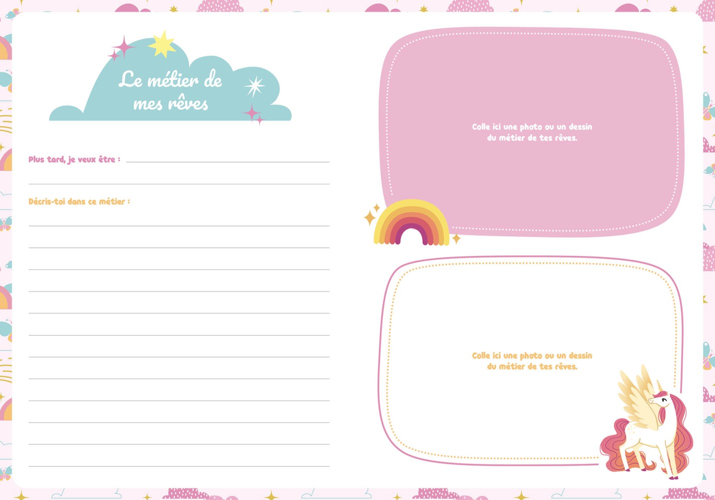 Mon Coffret De Papeterie Licornes