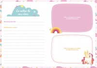 Mon coffret de papeterie licornes Mon coffret de papeterie licornes