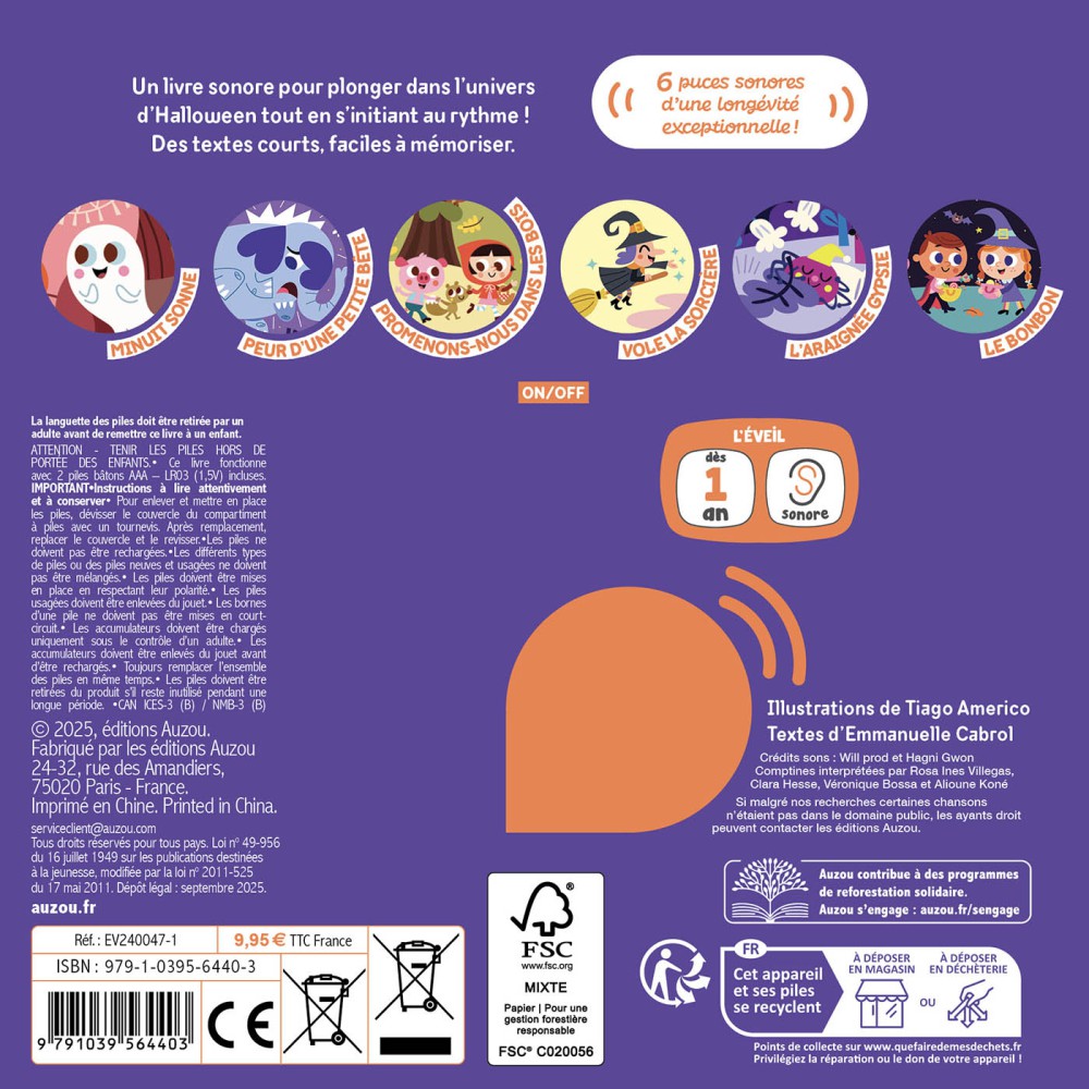 Mes comptines même pas peur !