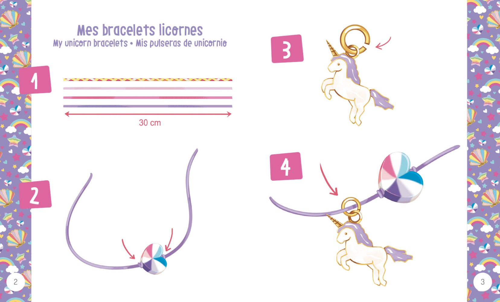 Mon Superbe Bijou - Mes Bracelets Licornes Fluos