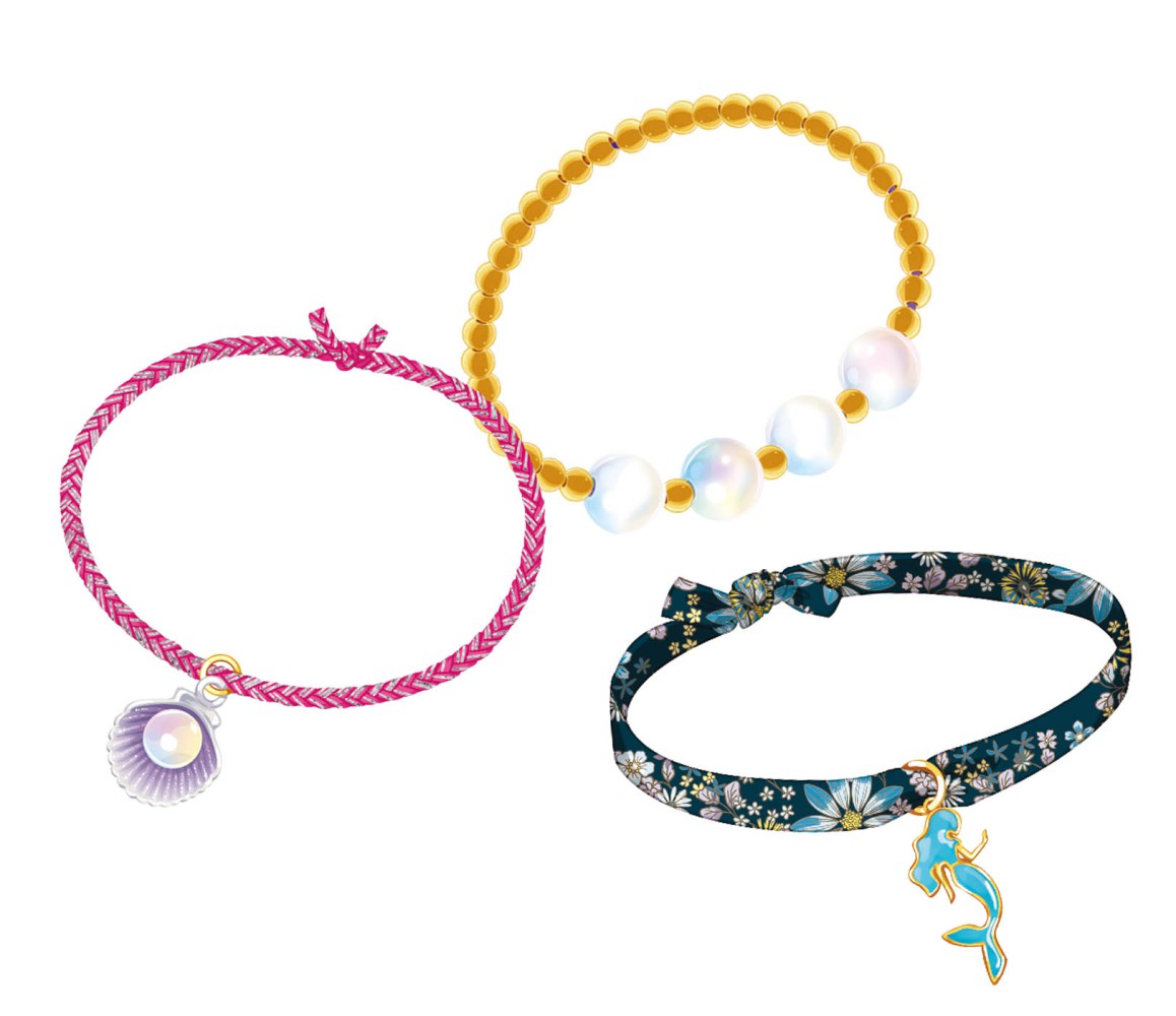MON ACCUMULATION DE BRACELETS SIRENE