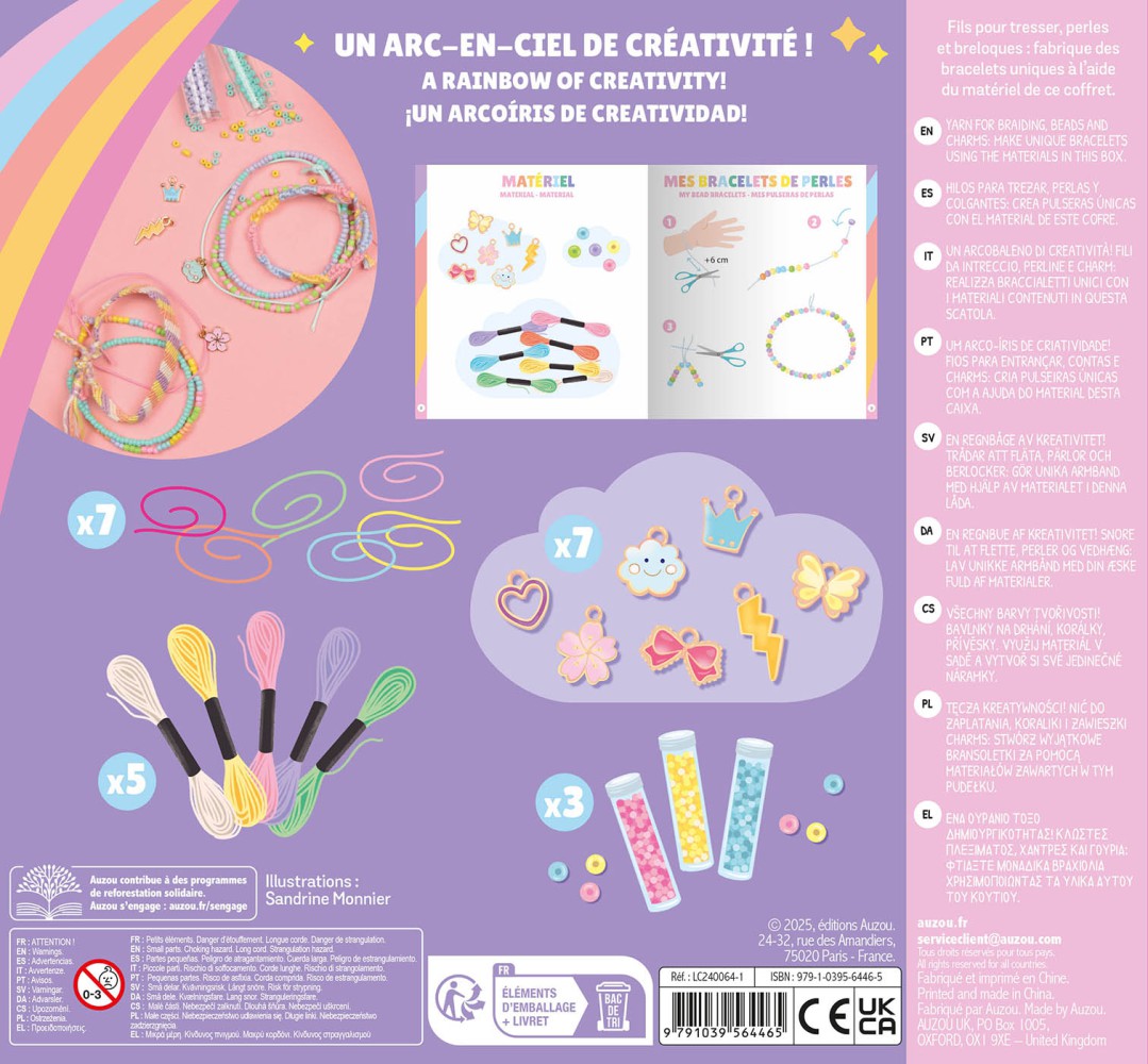 Coffret deluxe bijoux - Mon arc-en-ciel de bijoux Coffret deluxe bijoux - Mon arc-en-ciel de bijoux