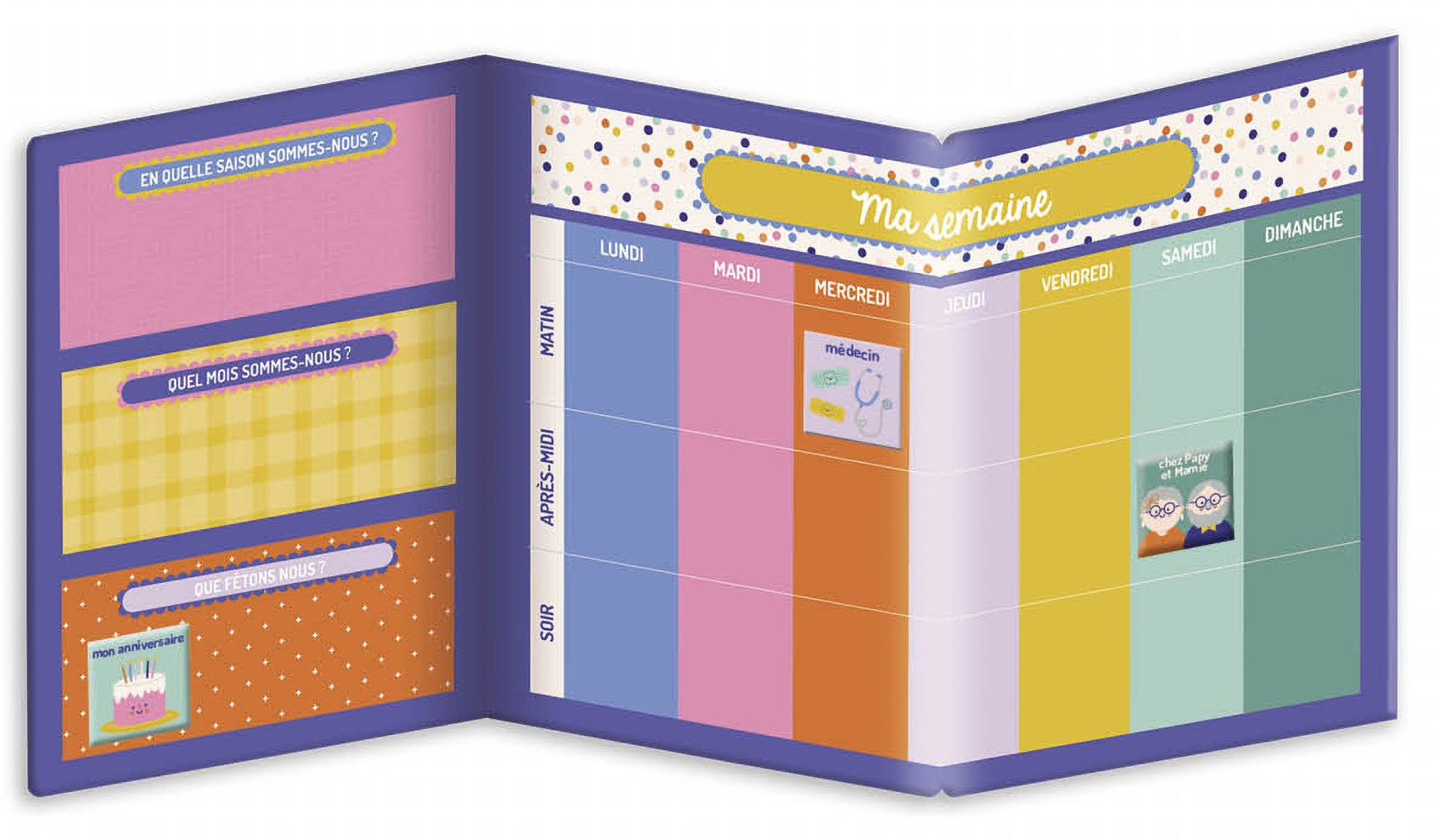 CALENDRIER DE LA SEMAINE CALENDRIER DE LA SEMAINE