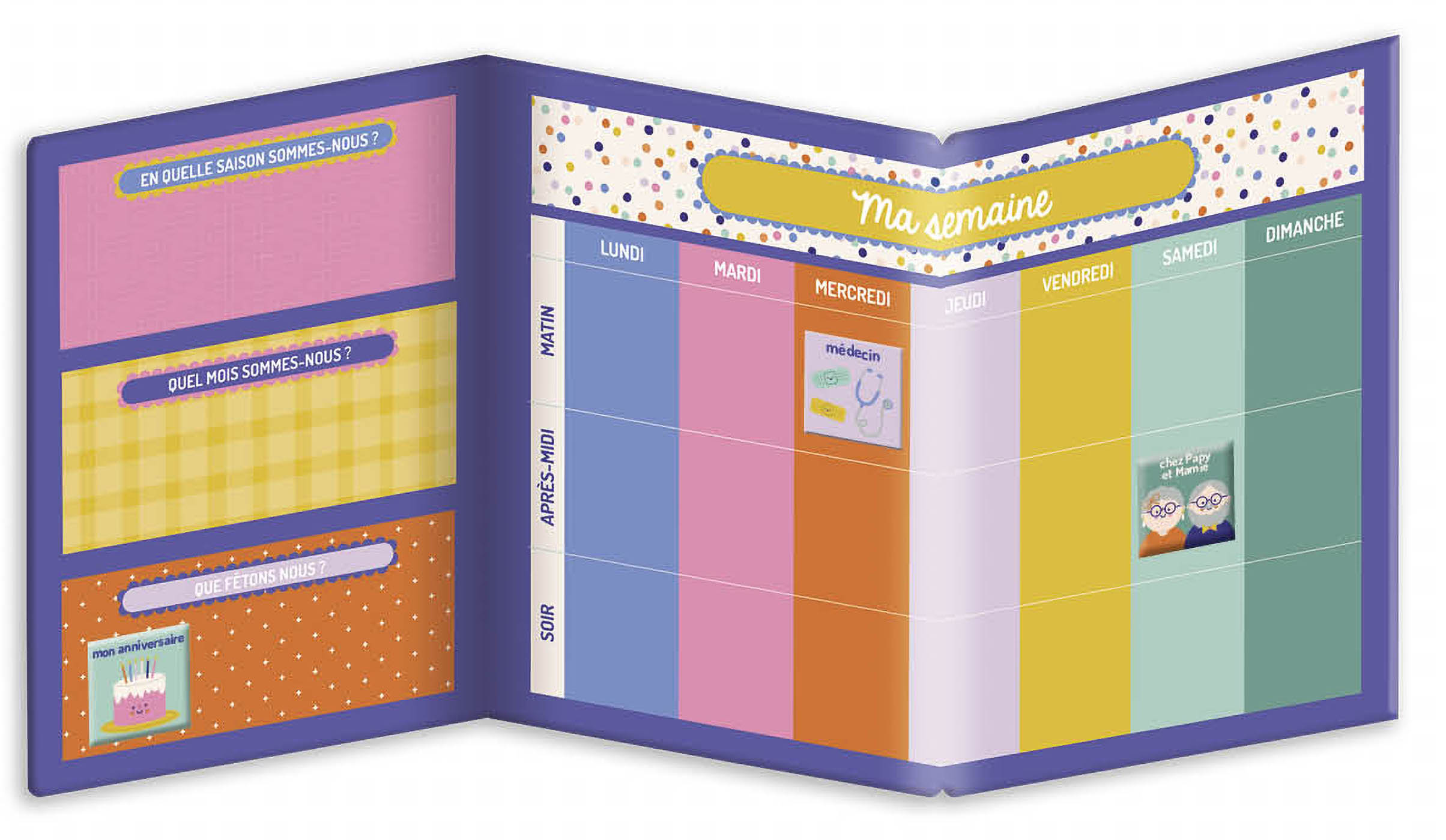 CALENDRIER DE LA SEMAINE