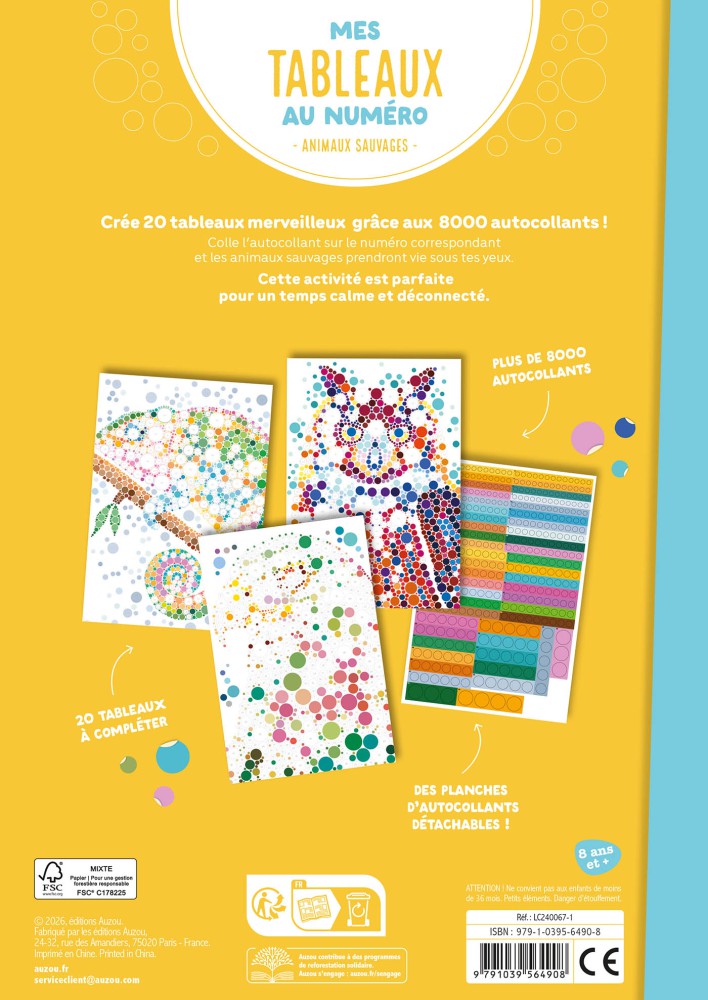 Mes tableaux au numéro - Animaux