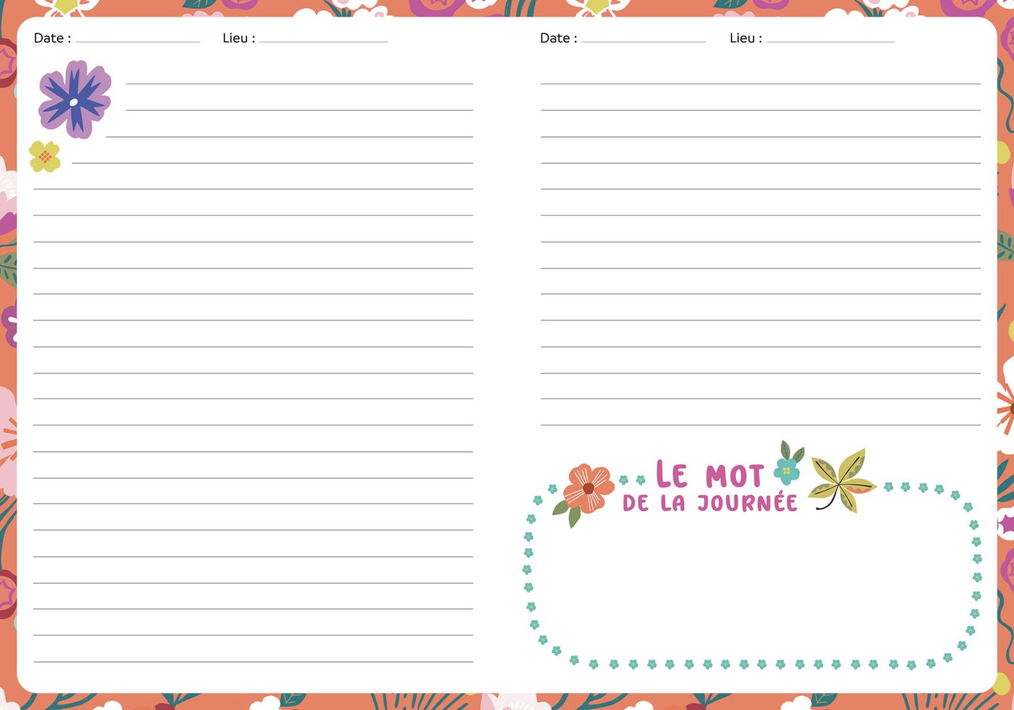 Mon Carnet À Code Secret - Jardin Féérique