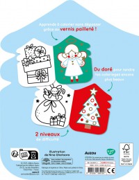 JE COLORIE SANS DEPASSER - NOEL - AVEC DU DORE !