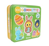 Boite de gommettes métal - pâques