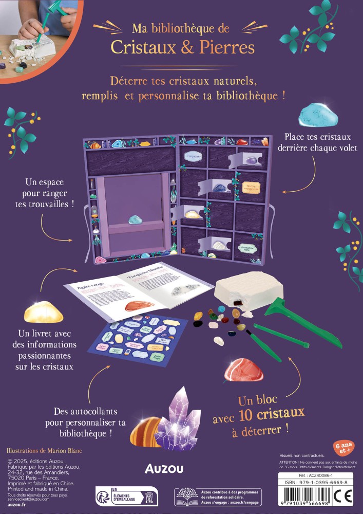 Ma bibliothèque de cristaux et pierres  !