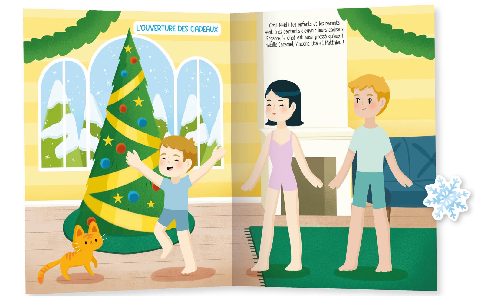 NOEL ENCHANTE - DES AUTOCOLLANTS DORES !