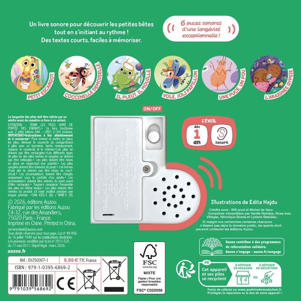 MES COMPTINES DE PETITES BETES