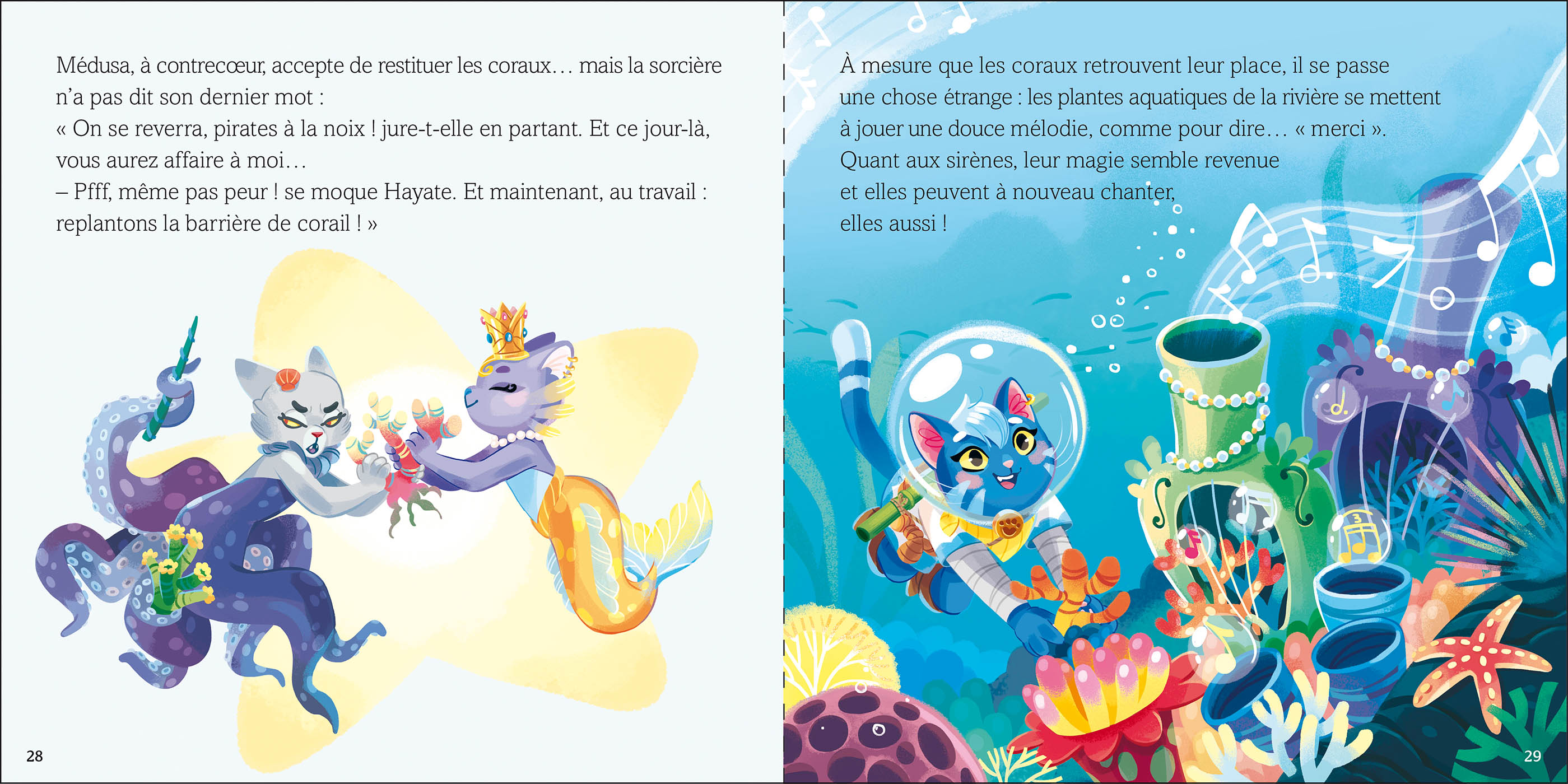 Hayate Et Mélodine La Sirène