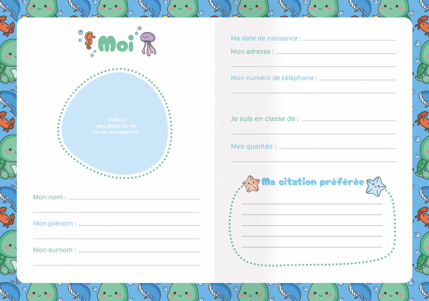 Mon carnet secret - Porte-clé Tortue