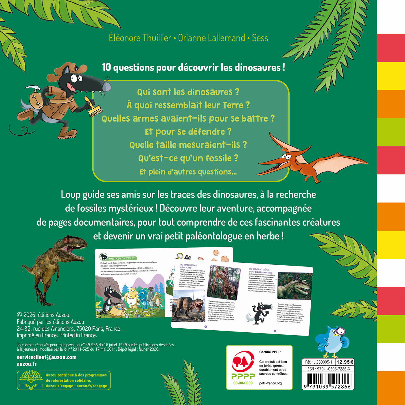 LES QUESTIONS DE LOUP - LES DINOSAURES