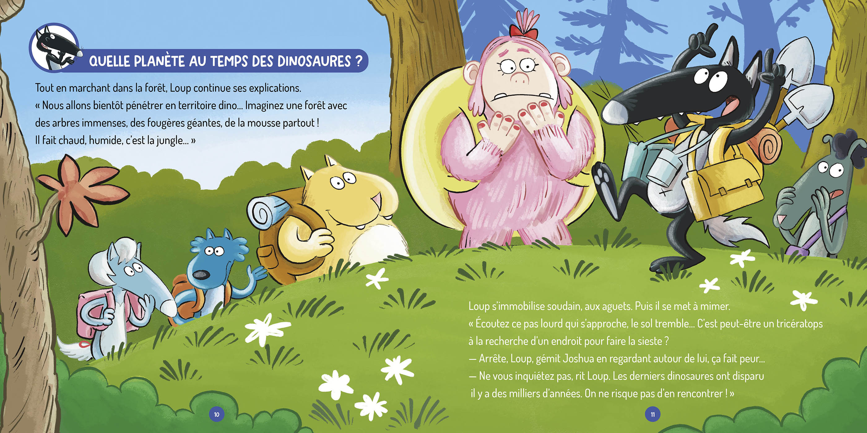 LES QUESTIONS DE LOUP - LES DINOSAURES LES QUESTIONS DE LOUP - LES DINOSAURES