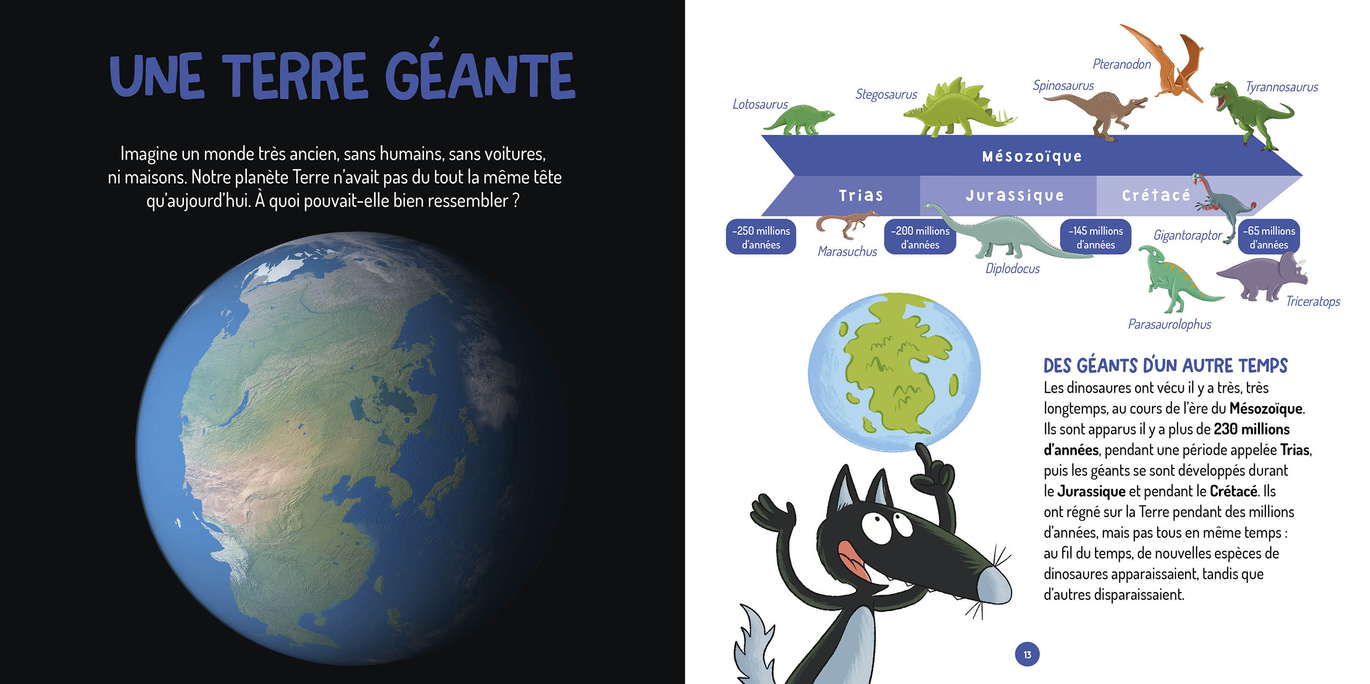 LES QUESTIONS DE LOUP - LES DINOSAURES LES QUESTIONS DE LOUP - LES DINOSAURES