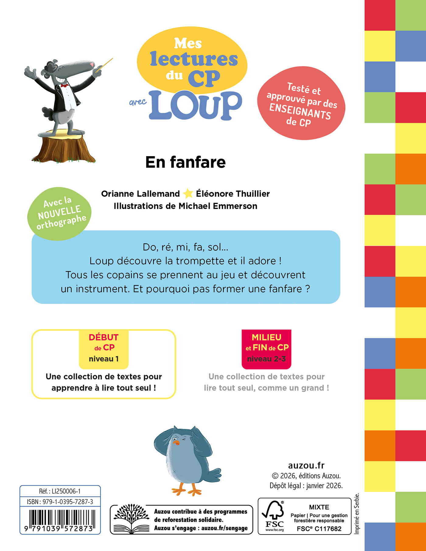 EN FANFARE ! NIV1 - MES LECTURES DU CP AVEC LOUP