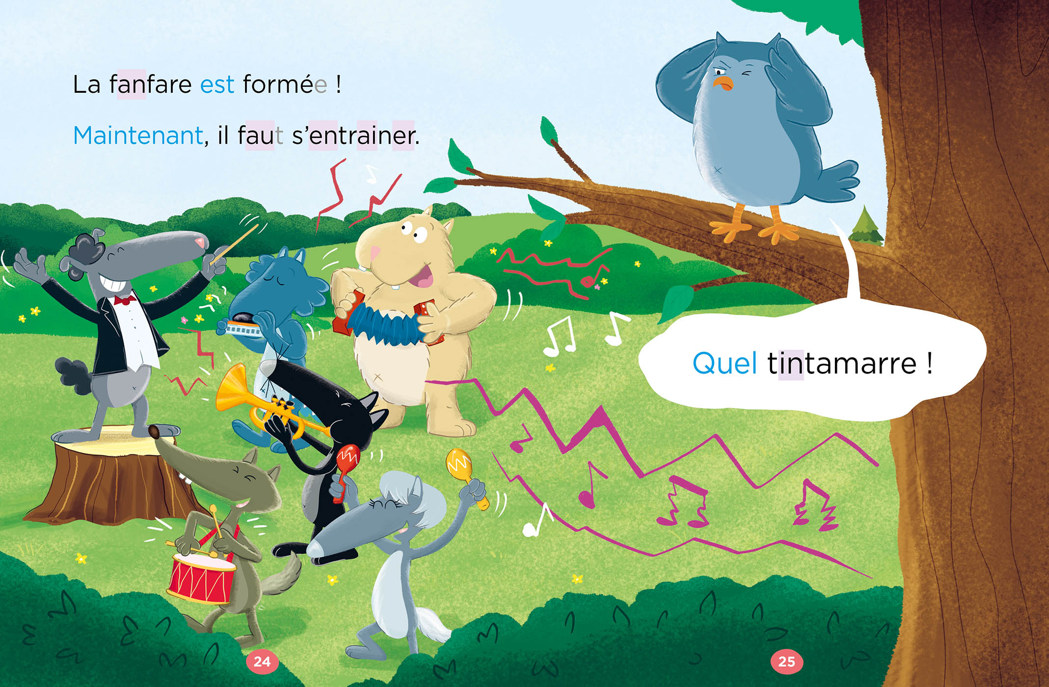 MES LECTURES DU CP AVEC LOUP - EN FANFARE !