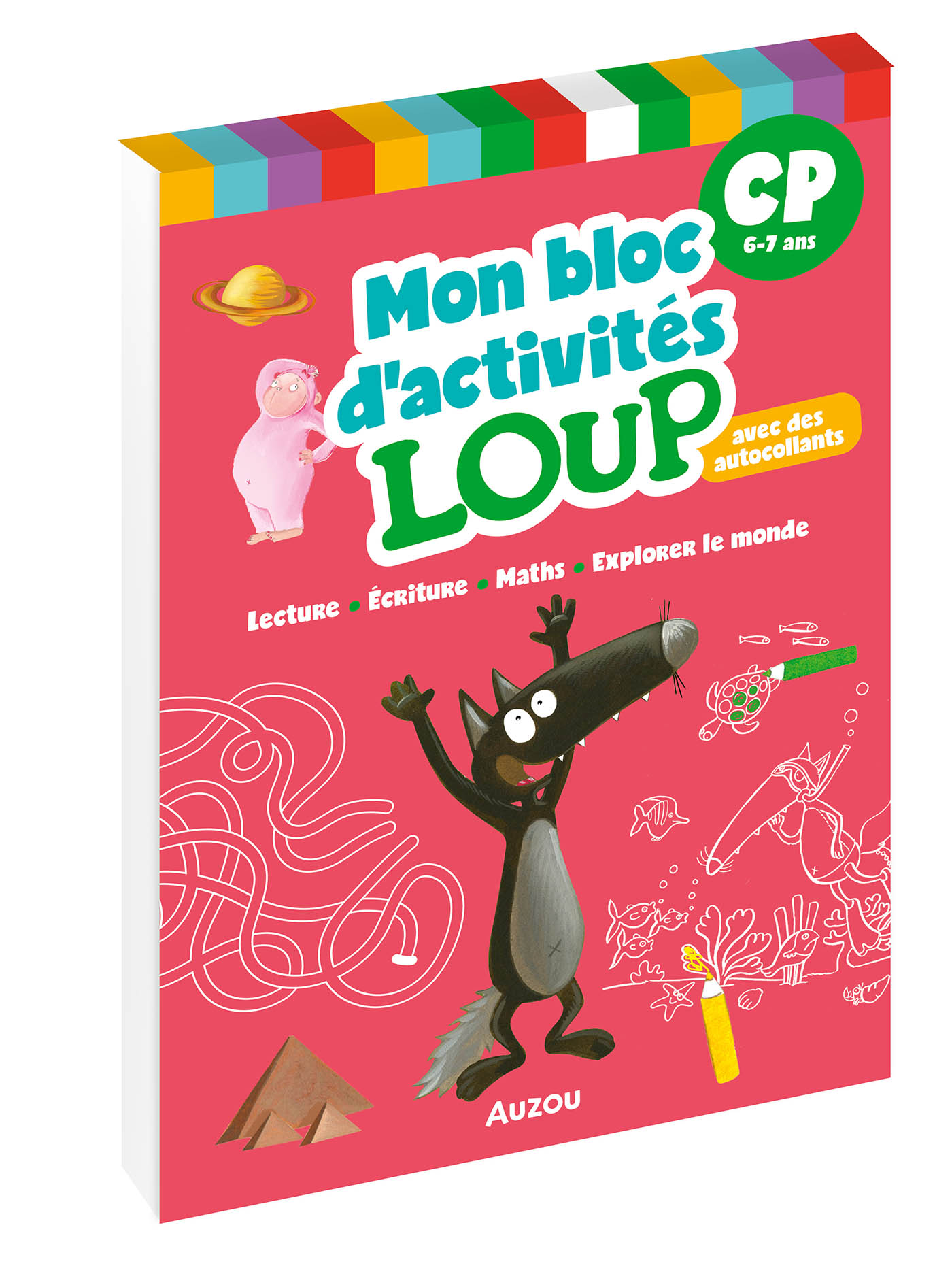 MON BLOC POUR REVISER AVEC LOUP - CP MON BLOC POUR REVISER AVEC LOUP - CP