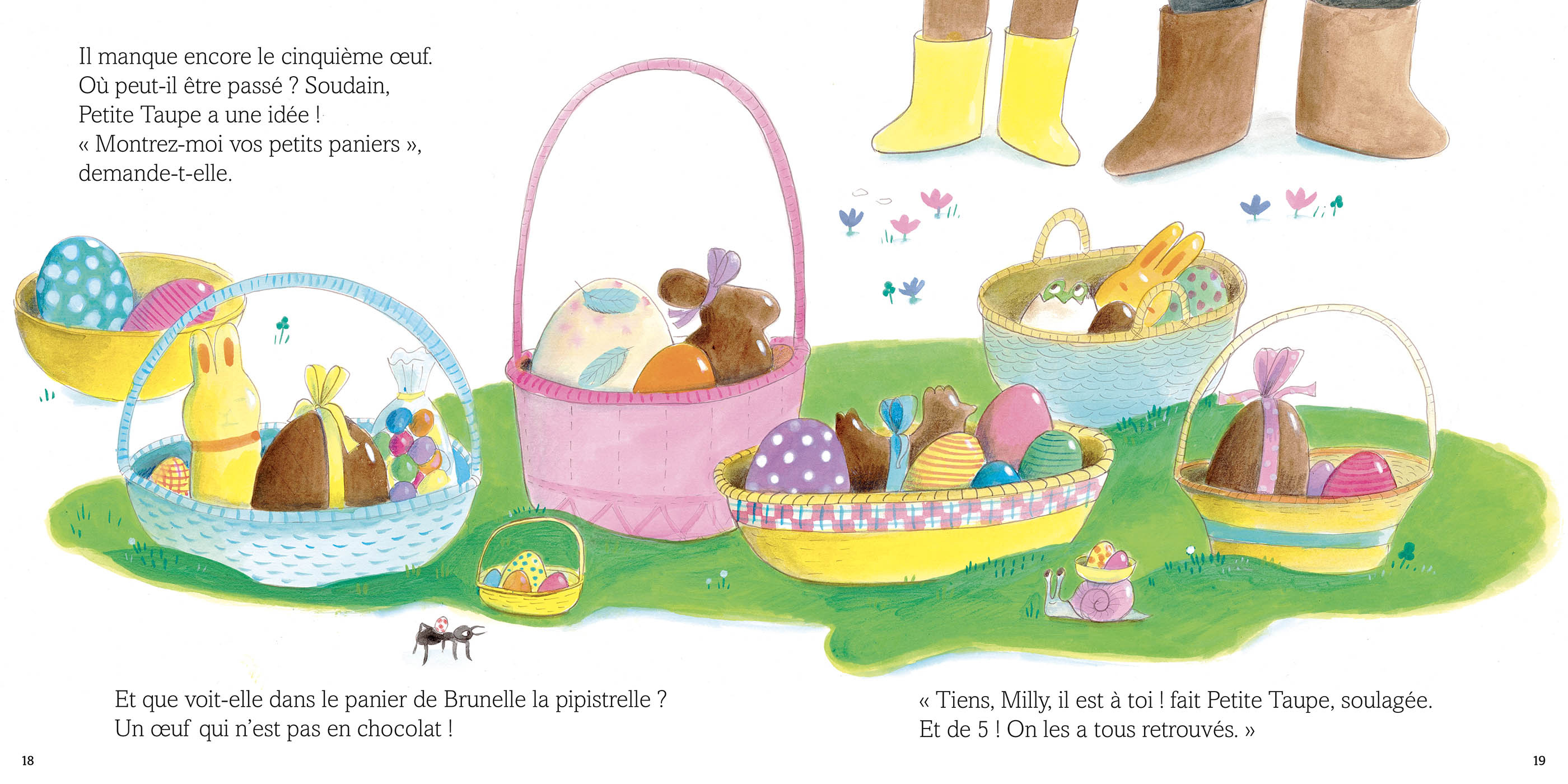 PETITE TAUPE FETE PAQUES