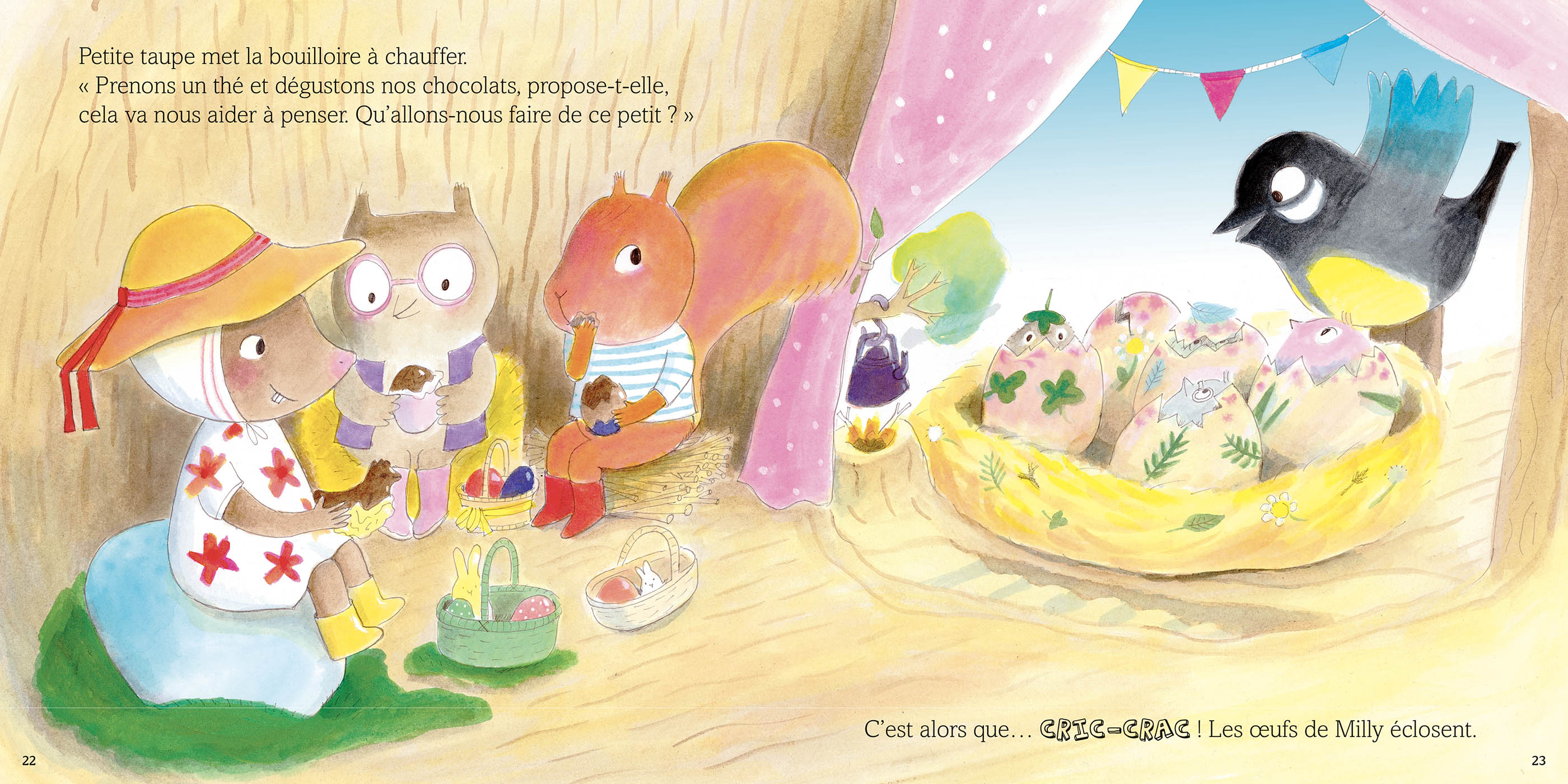 PETITE TAUPE FETE PAQUES