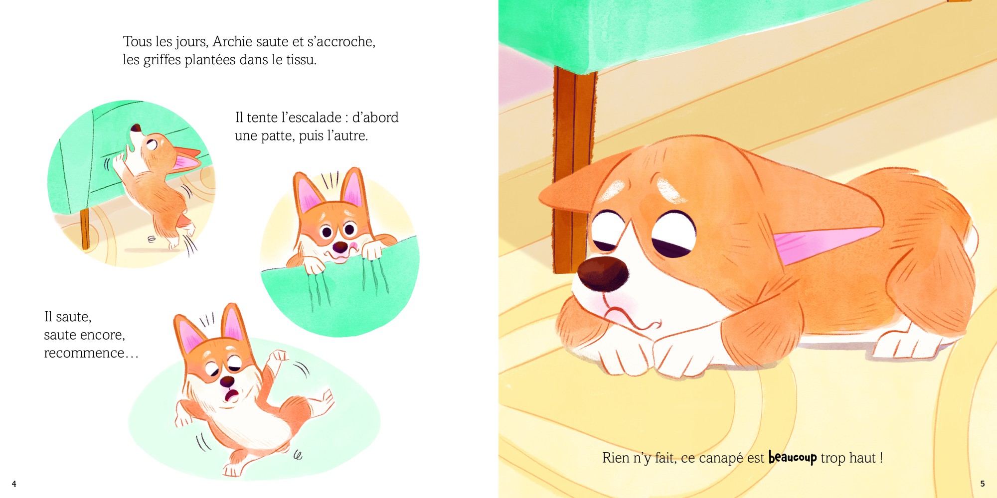 ARCHIE  PETIT CORGI, GRAND DEFI
