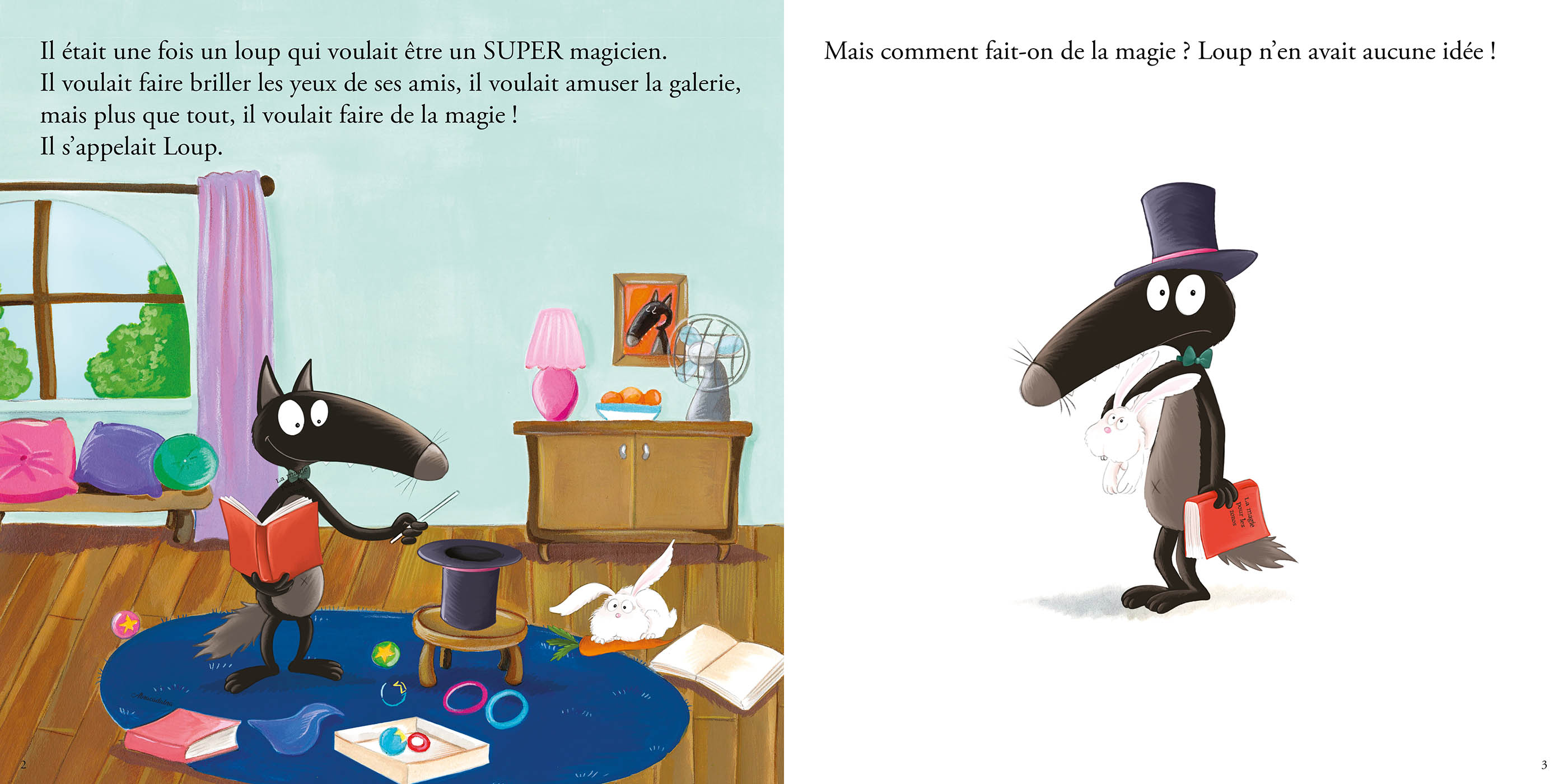 LE LOUP QUI VOULAIT ETRE UN SUPER MAGICIEN