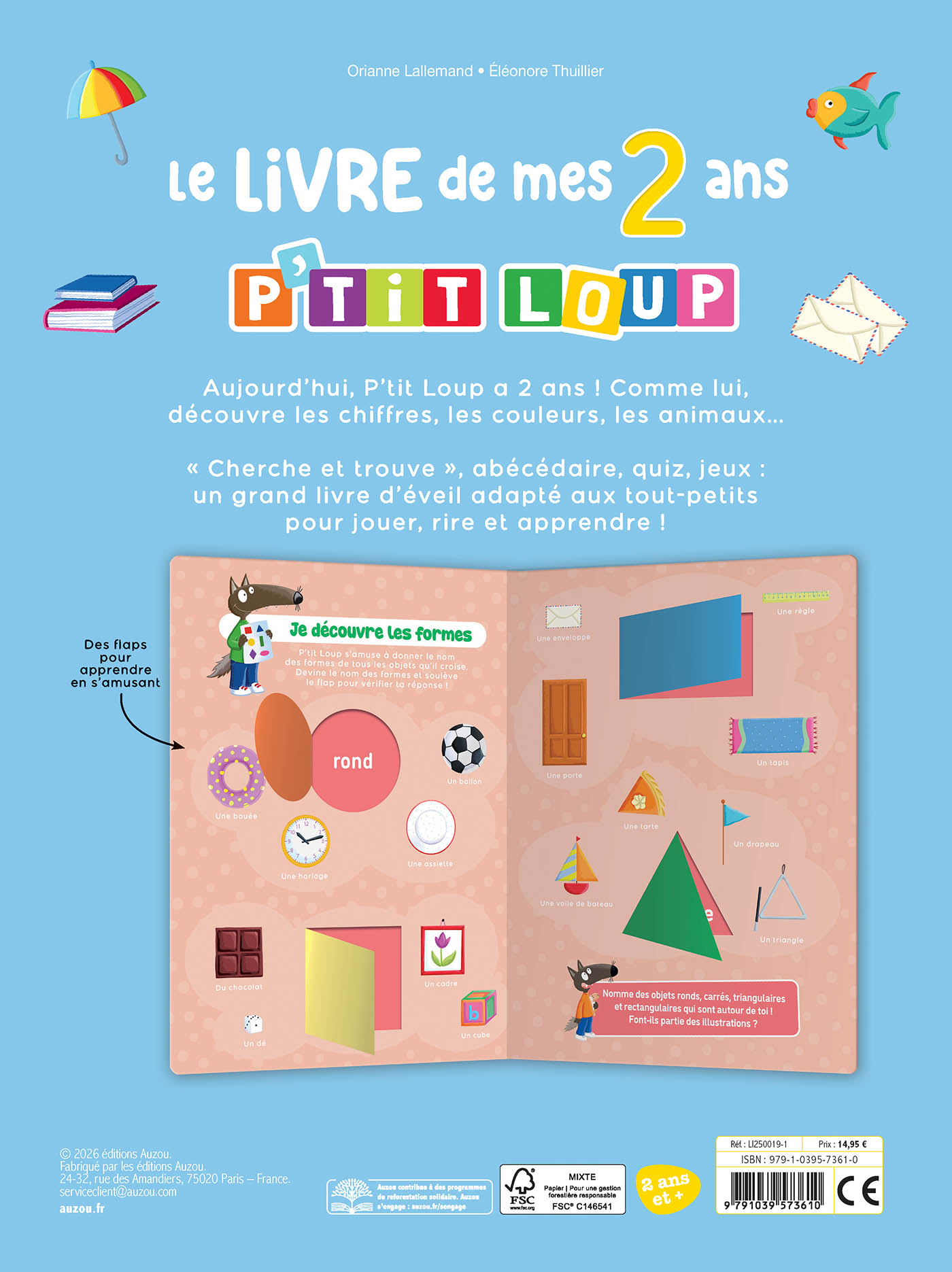 P'tit Loup - Le Livre De Mes 2 Ans