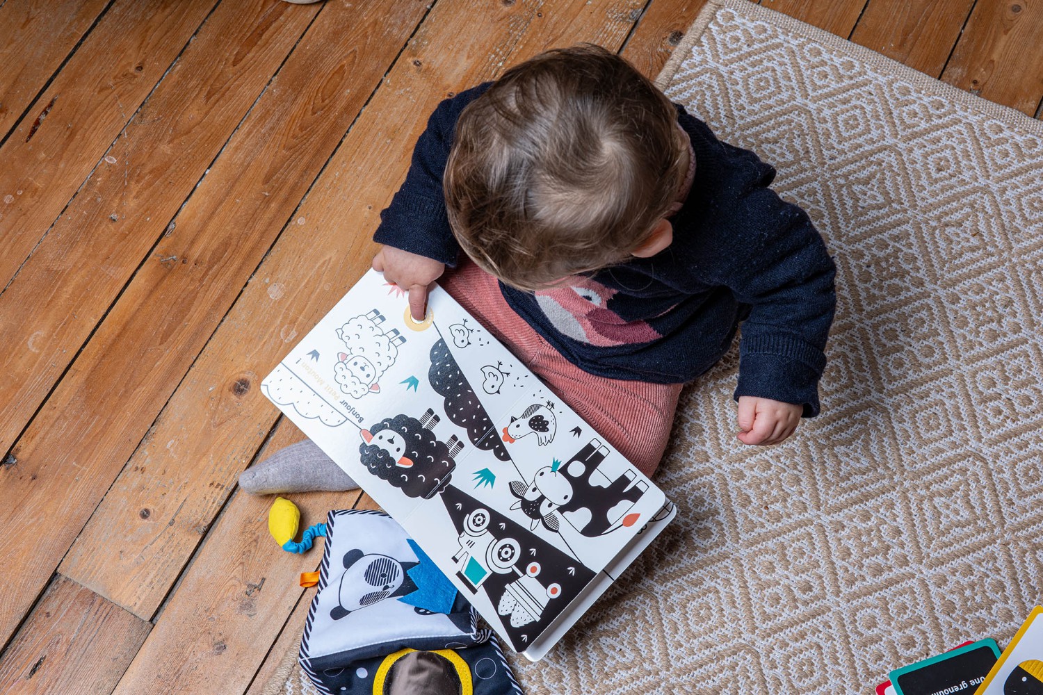 MON PREMIER LIVRE SONORE (EN NOIR ET BLANC) - BONJOUR BEBE !