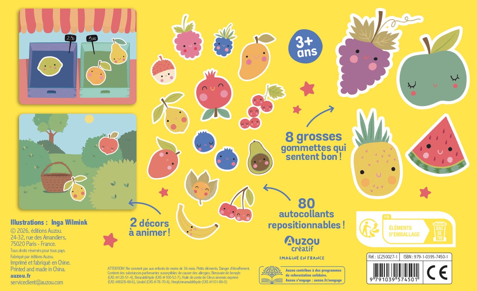 Little artist - Mes gommettes parfumées