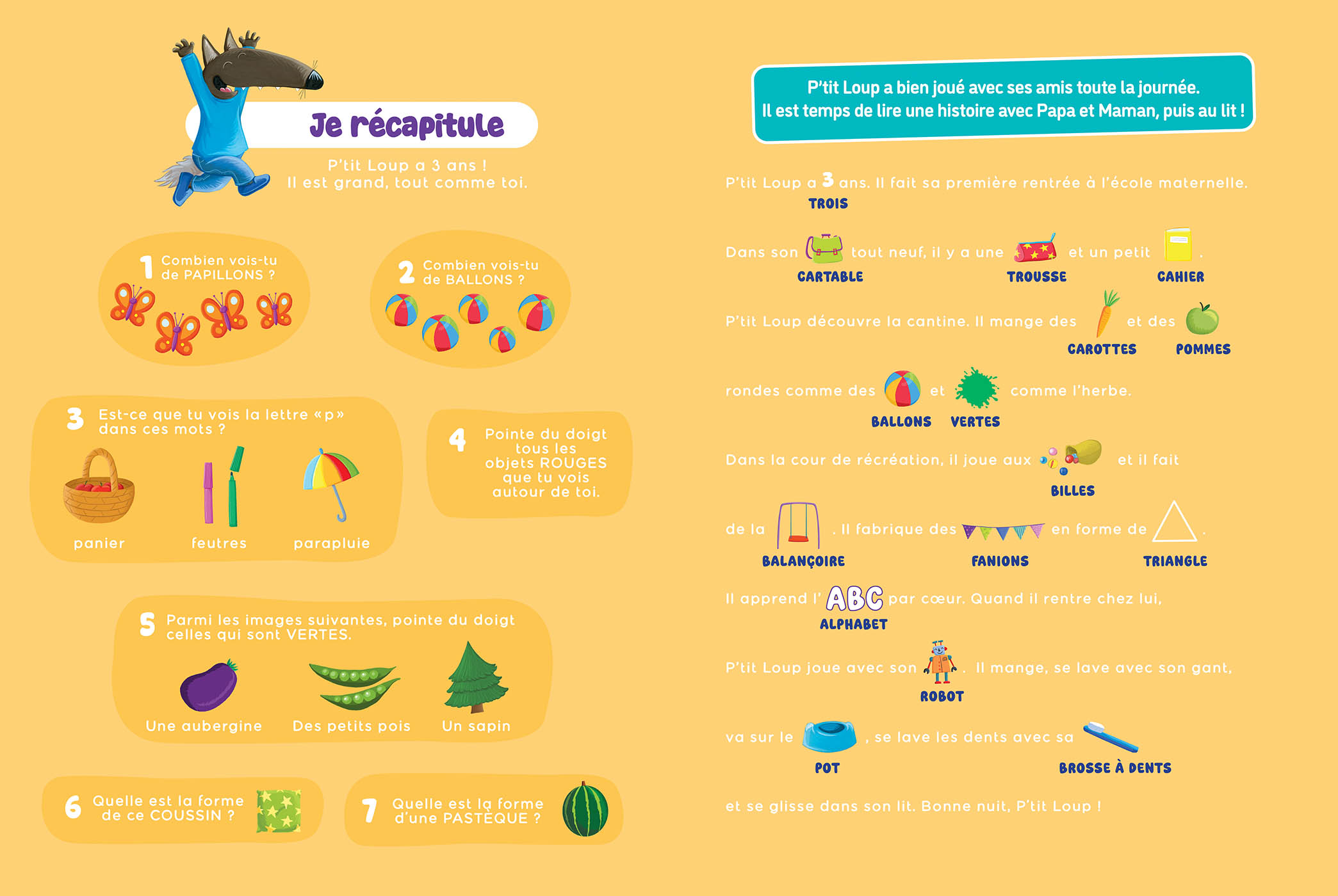 P'tit Loup - Le Livre De Mes 3 Ans