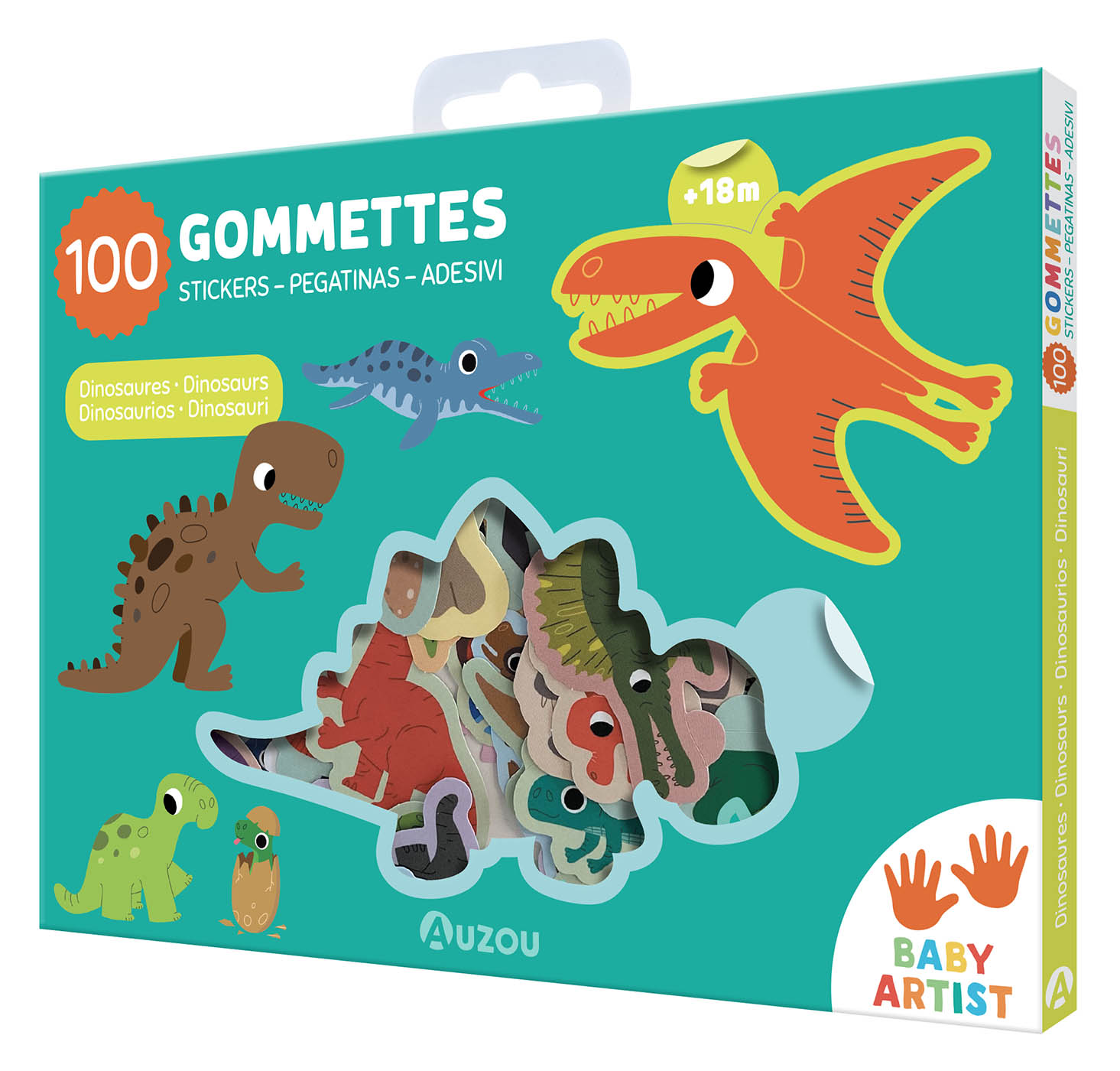 Dinosaures : 100 Gommettes
