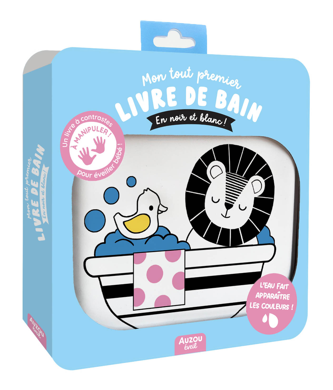 Mon premier livre de bain magique - En noir et blanc !