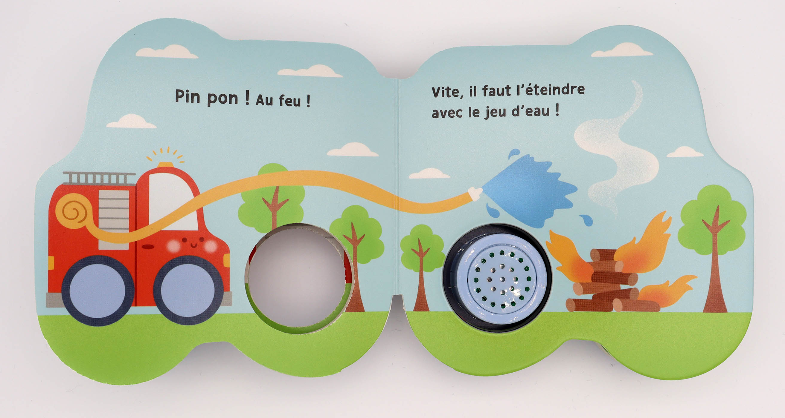 PETITS VEHICULES SONORES - LEO LE CAMION DE POMPIERS