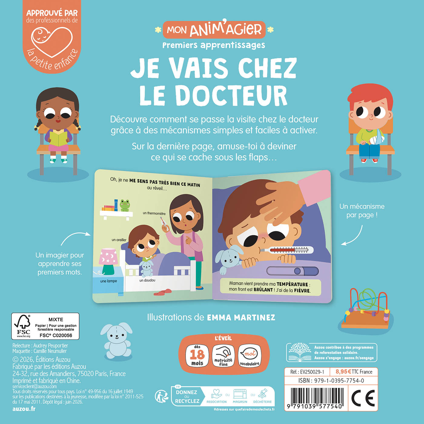 JE VAIS CHEZ LE DOCTEUR - MES PREMIERS APPRENTISSAGES