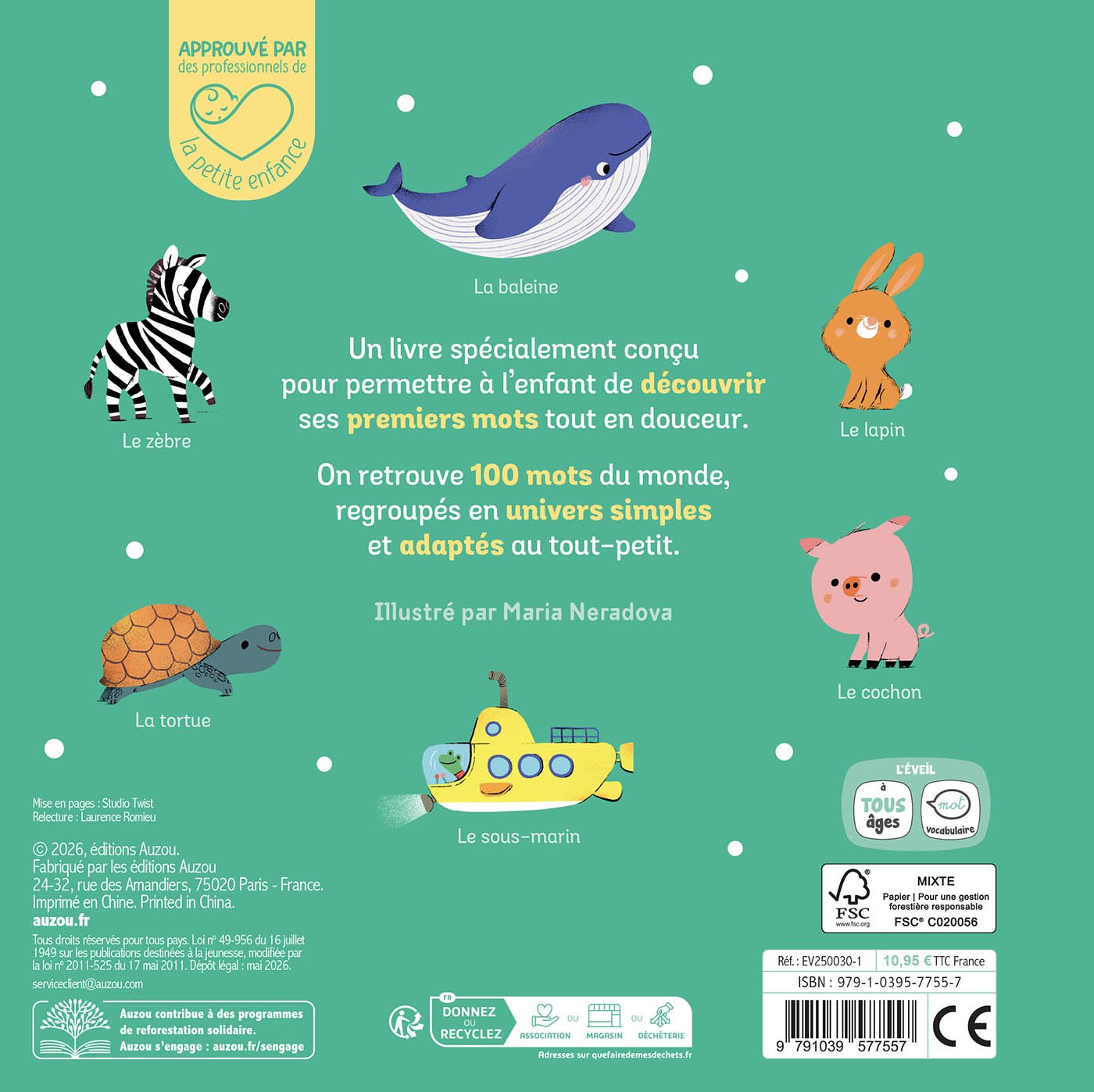 MES 100 MOTS POUR DECOUVRIR LE MONDE