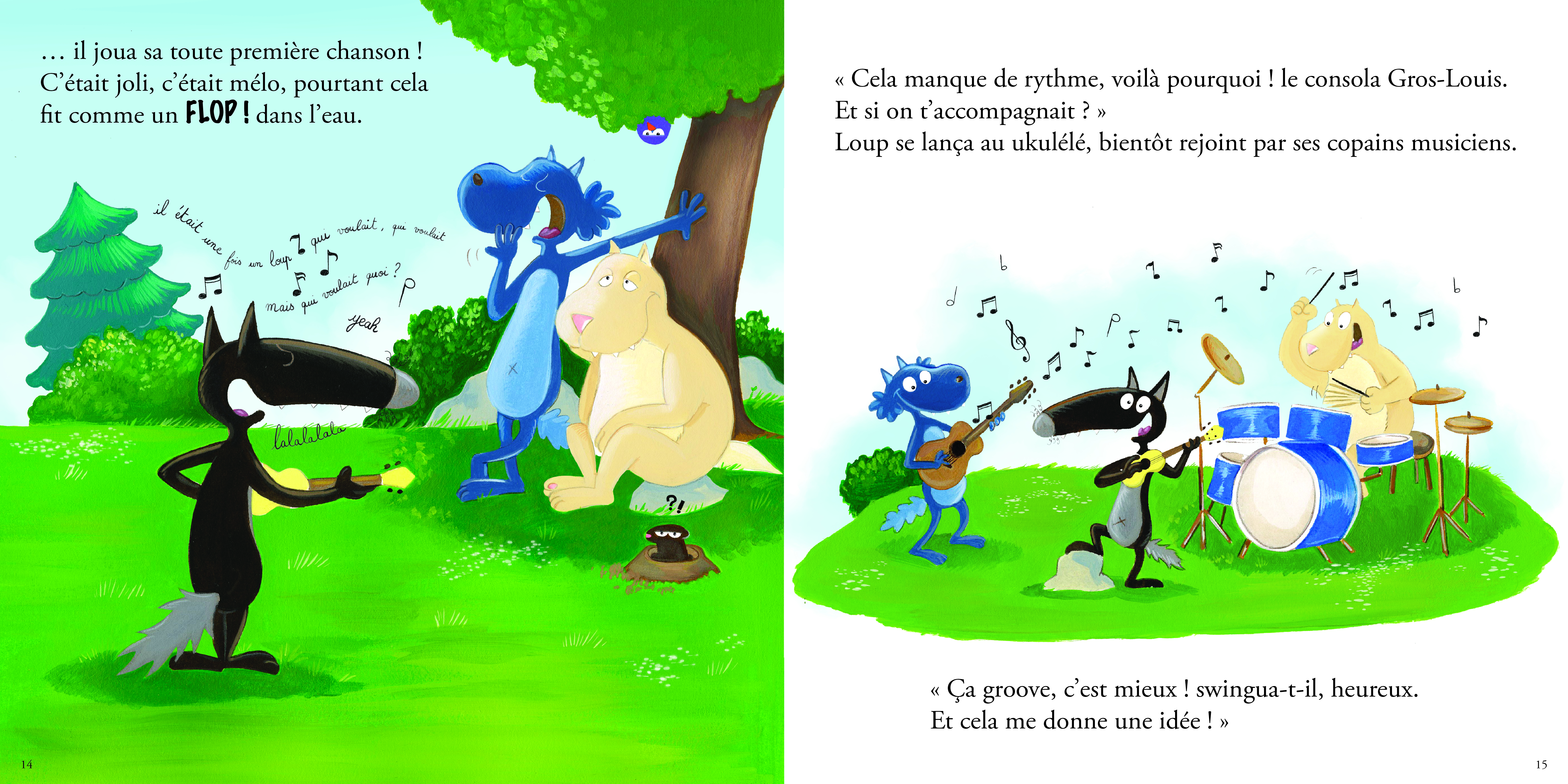 LE LOUP QUI VOULAIT FAIRE DE LA MUSIQUE