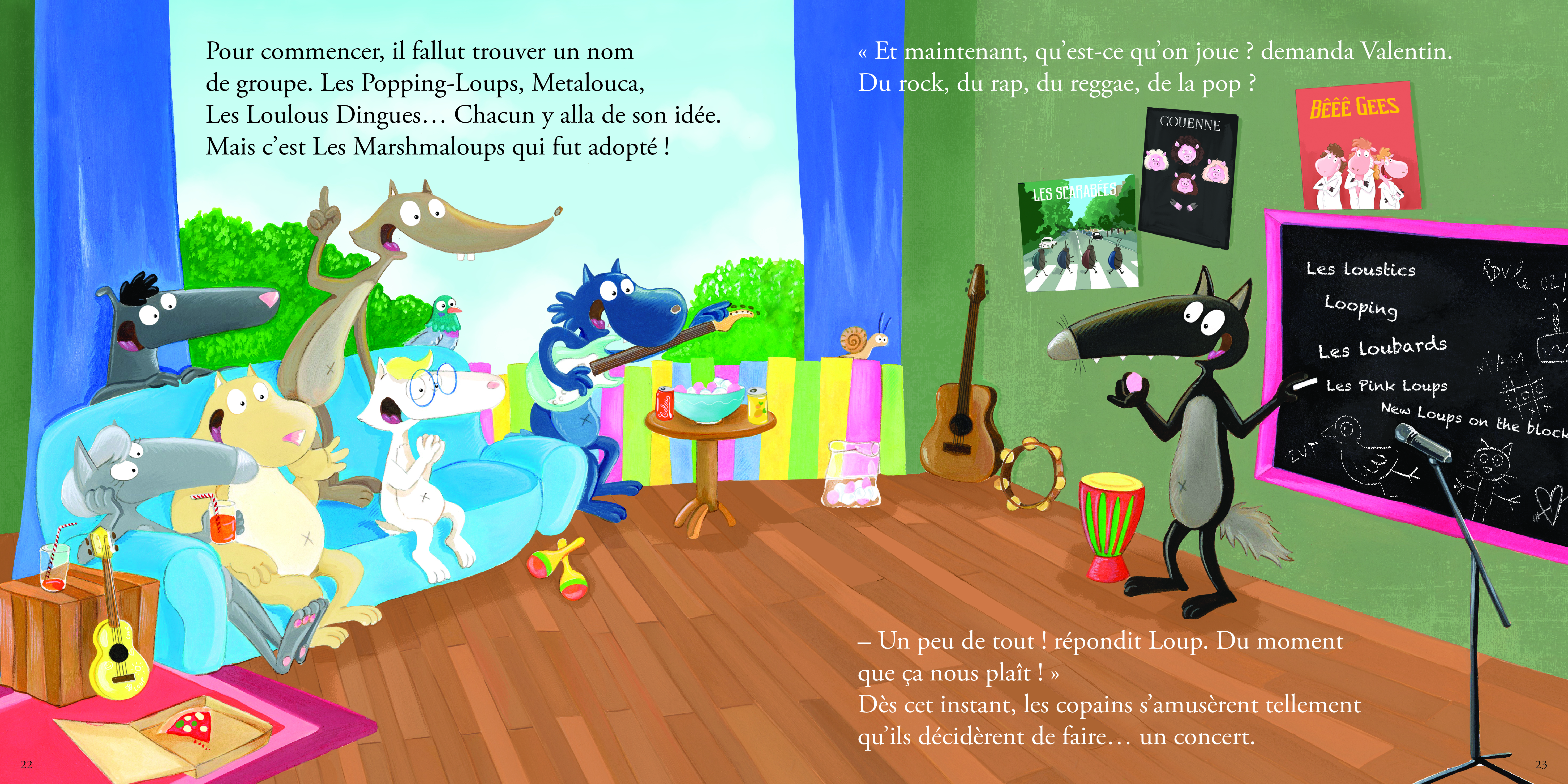 LE LOUP QUI VOULAIT FAIRE DE LA MUSIQUE
