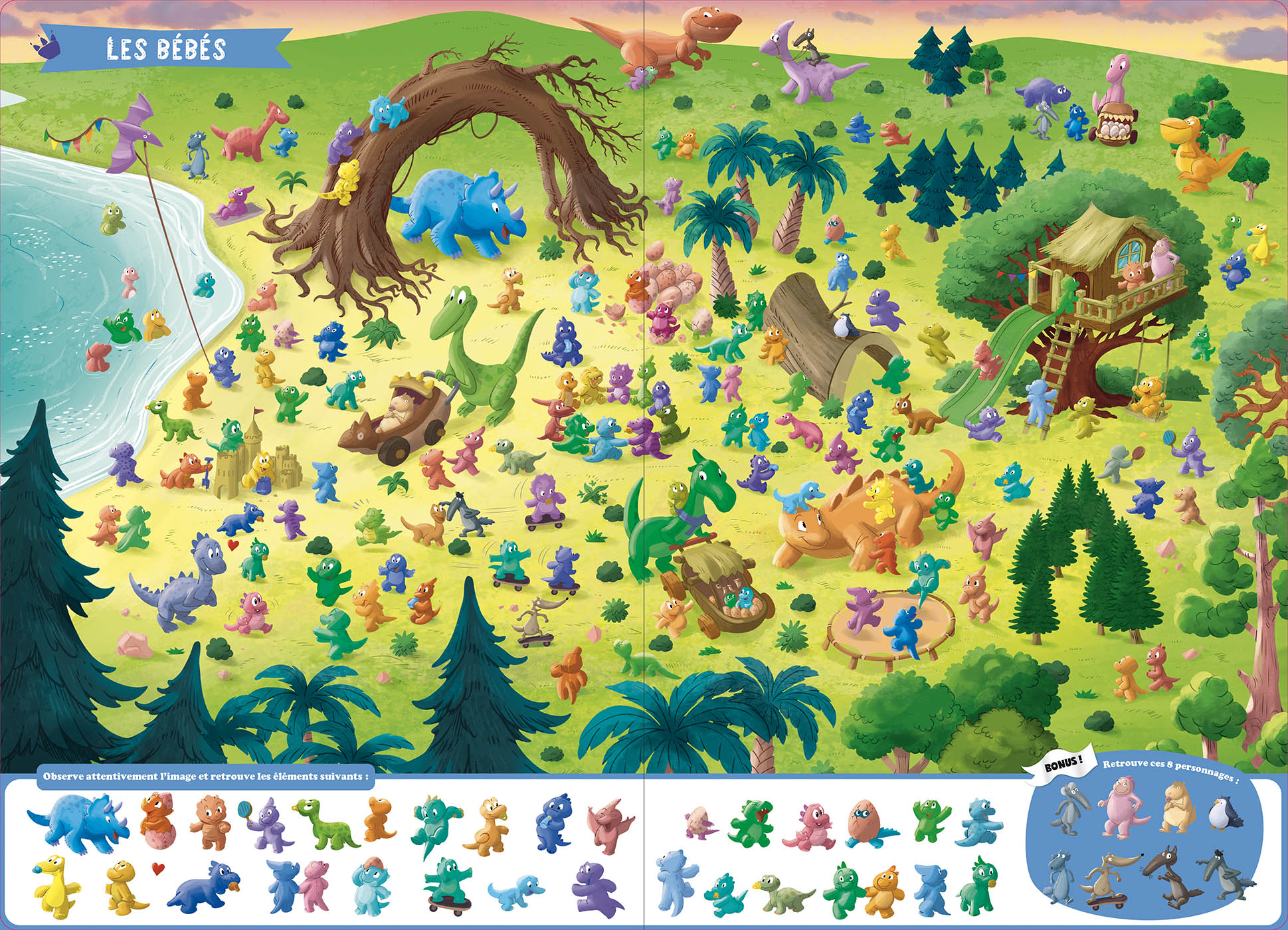 CHERCHE ET TROUVE GEANT - LOUP - LES DINOSAURES CHERCHE ET TROUVE GEANT - LOUP - LES DINOSAURES