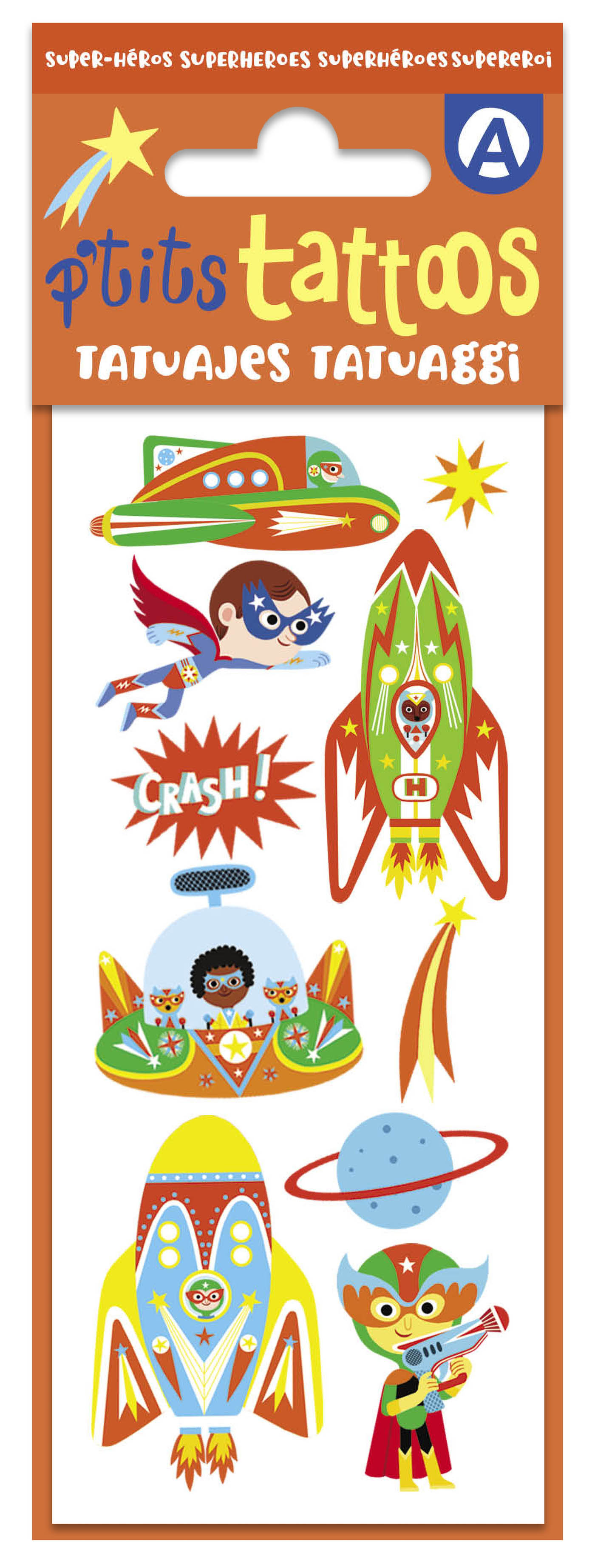 Mes P'tits Tattoos Super-Héros Mes P'tits Tattoos Super-Héros