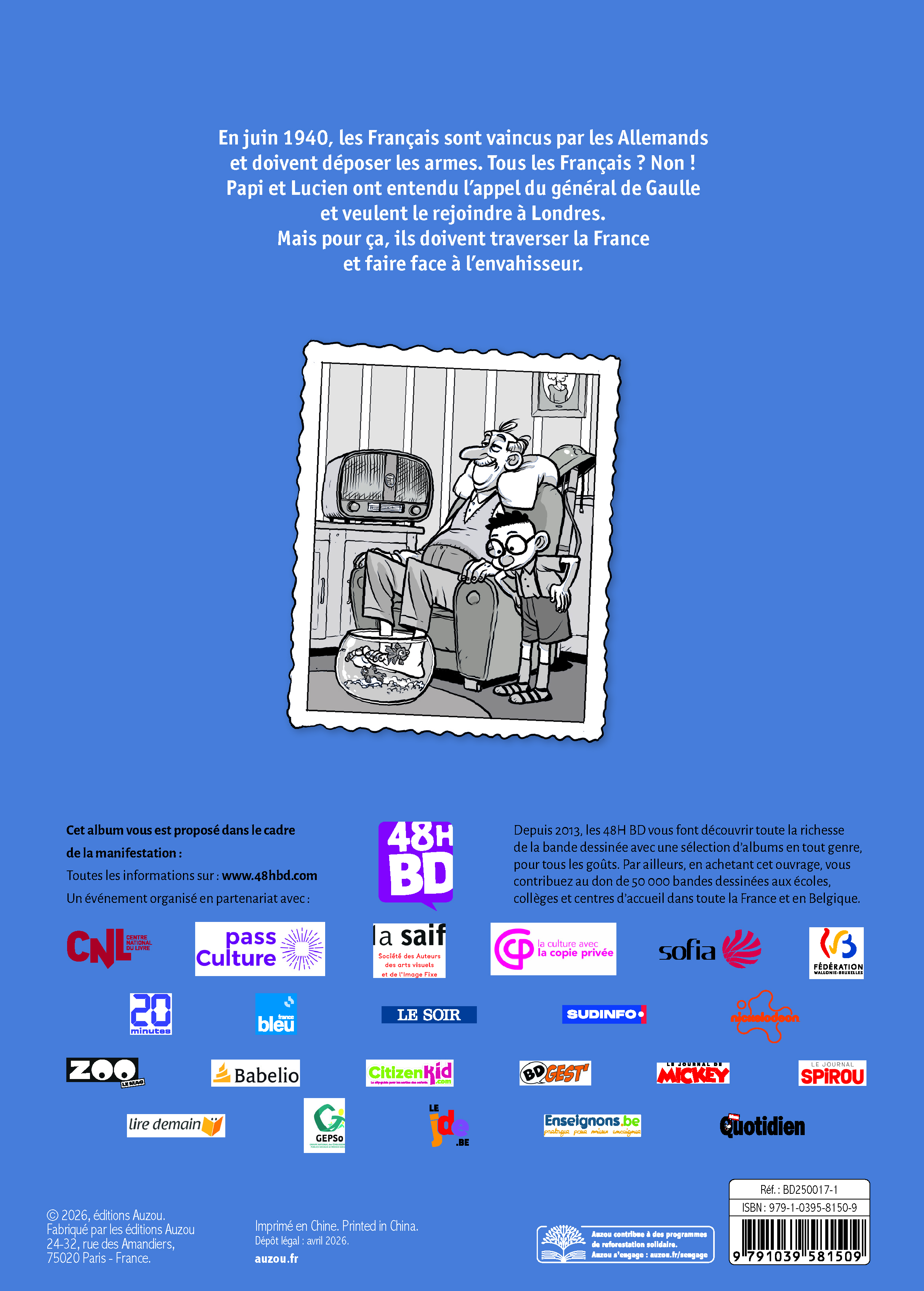 LA DROLE DE GUERRE DE PAPI ET LUCIEN T1 - 48H BD 2026