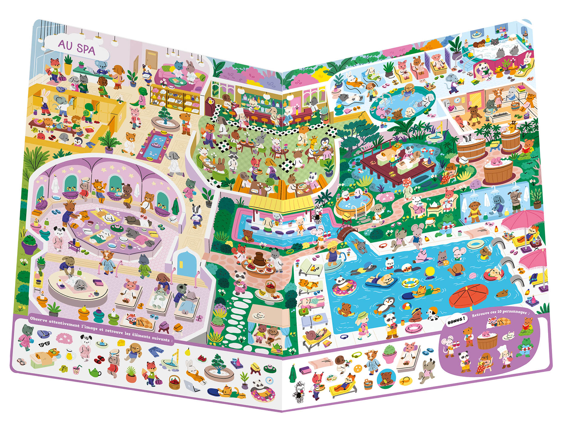 CHERCHE ET TROUVE GEANT - MINI MONDES COSY