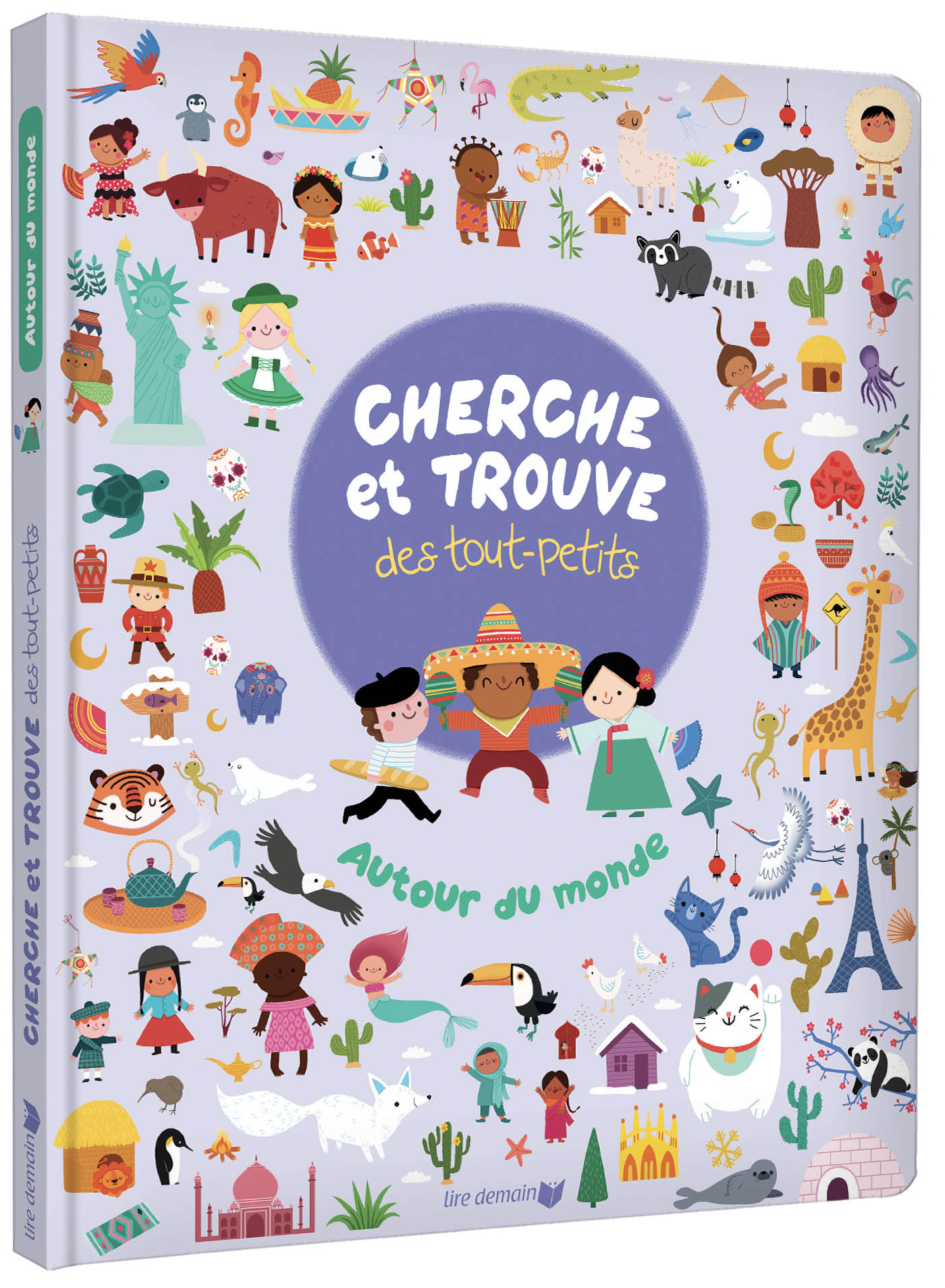 AUTOUR DU MONDE - CHERCHE ET TROUVE DES TOUT-PETITS