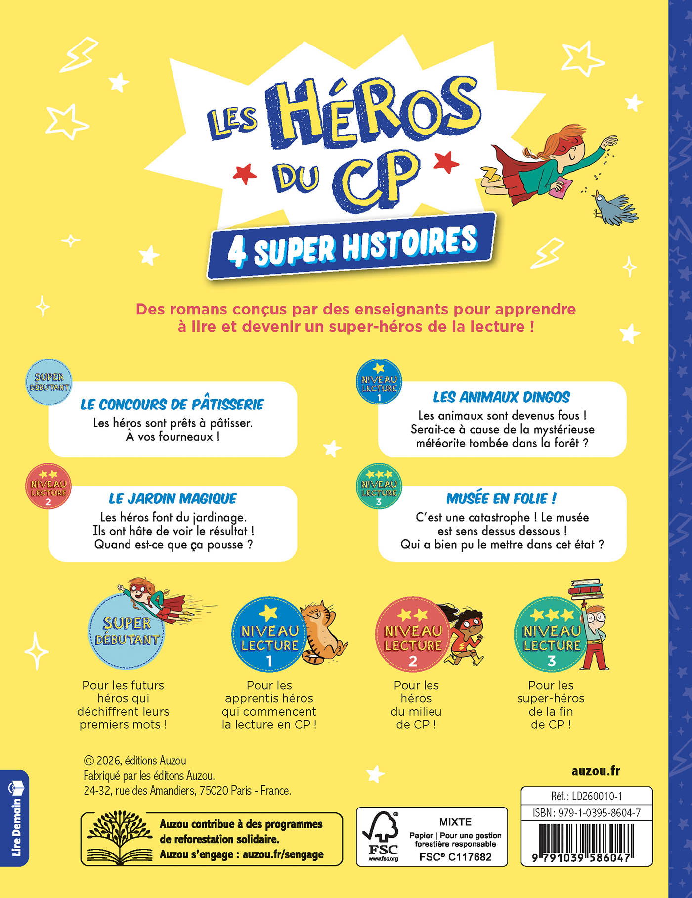 LES HEROS DU CP - 4 SUPER HISTOIRES LES HEROS DU CP - 4 SUPER HISTOIRES
