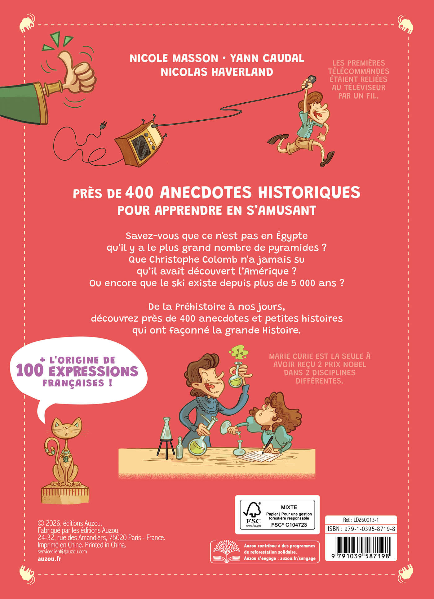 LE GRAND LIVRE DES ANECDOTES DE L
